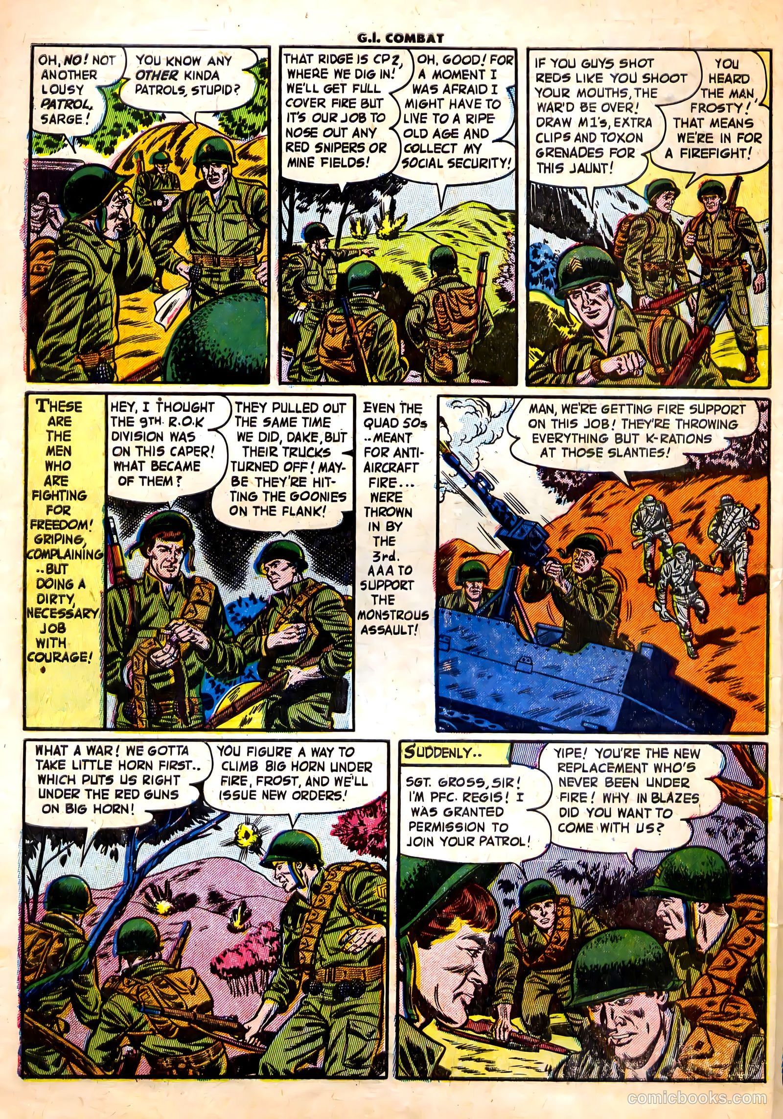 G.I. Combat #10 (1953) — page 6 of 28