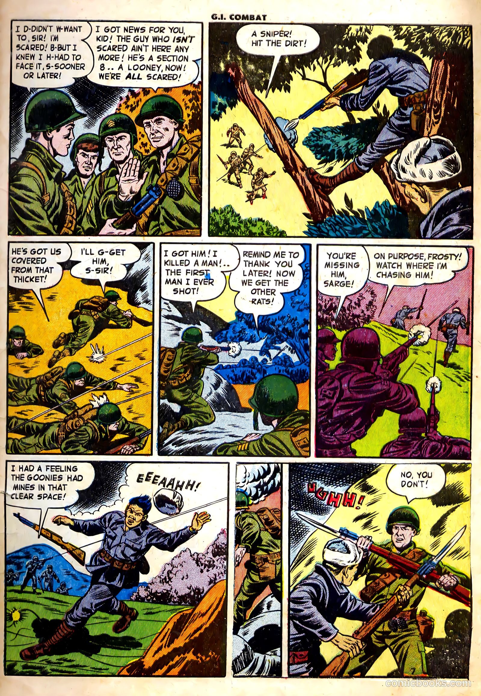 G.I. Combat #10 (1953) — page 7 of 28