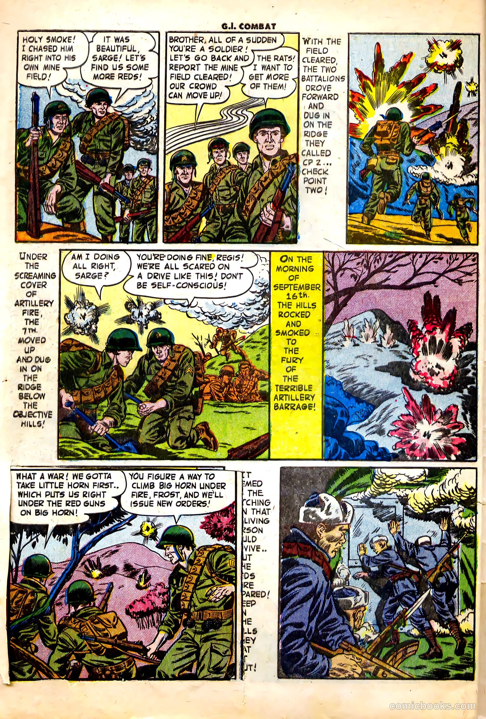 G.I. Combat #10 (1953) — page 8 of 28