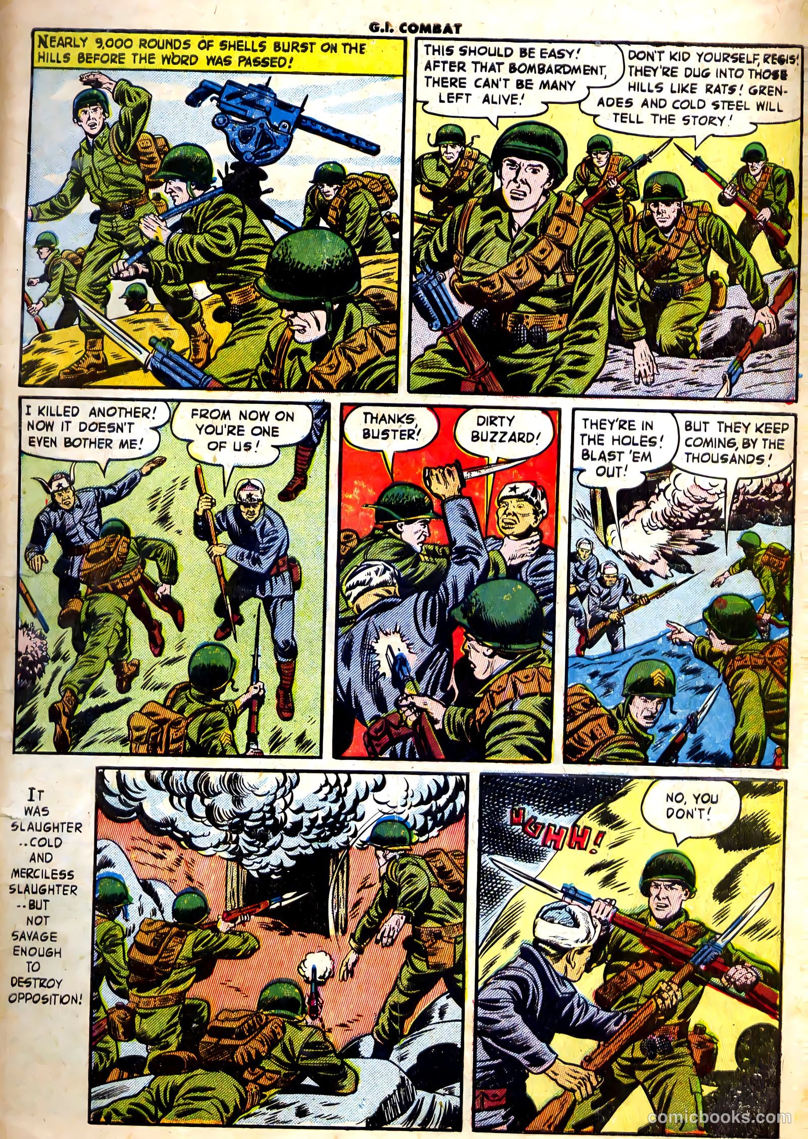 G.I. Combat #10 (1953) — page 9 of 28