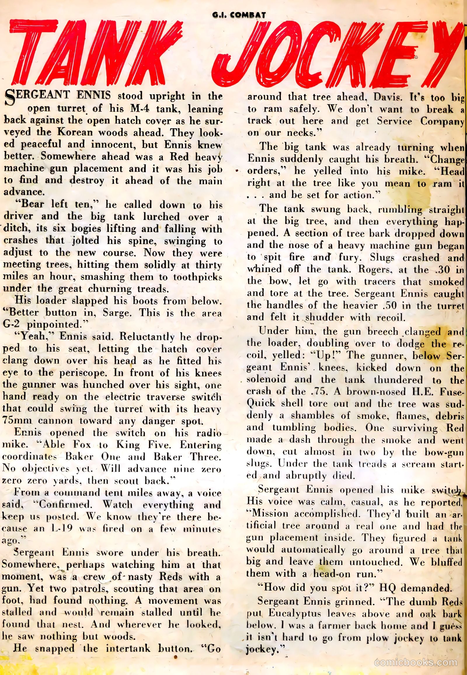 G.I. Combat #10 (1953) — page 18 of 28