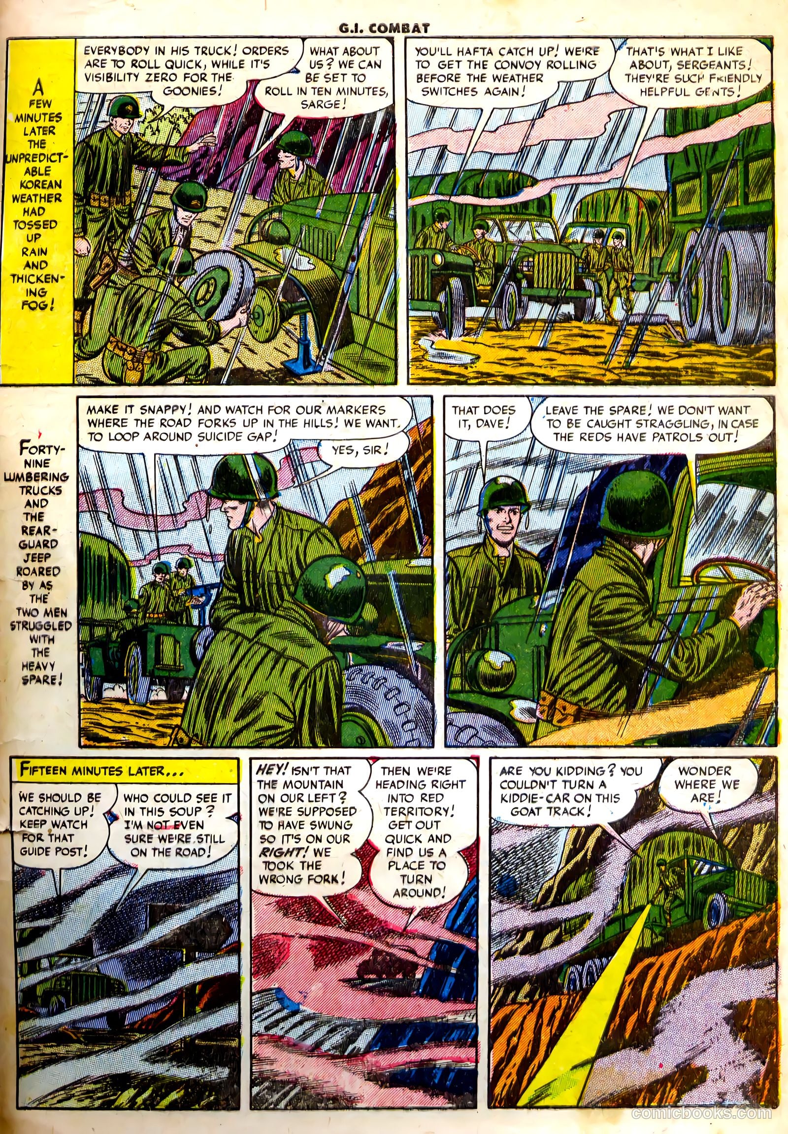 G.I. Combat #10 (1953) — page 21 of 28