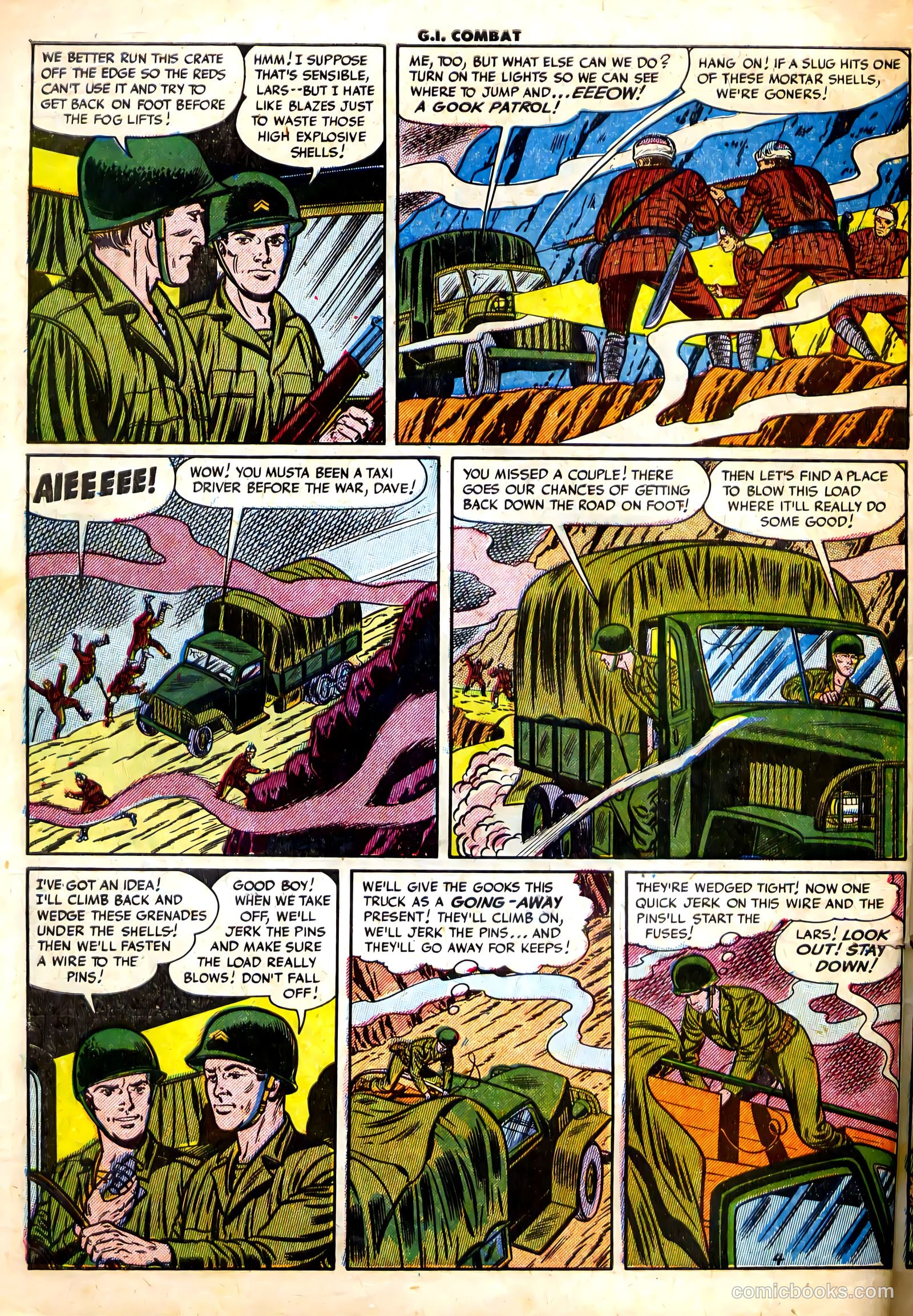 G.I. Combat #10 (1953) — page 22 of 28