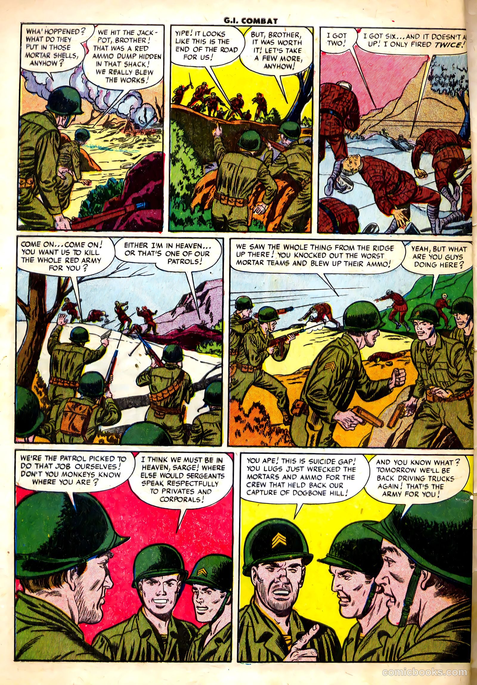 G.I. Combat #10 (1953) — page 24 of 28