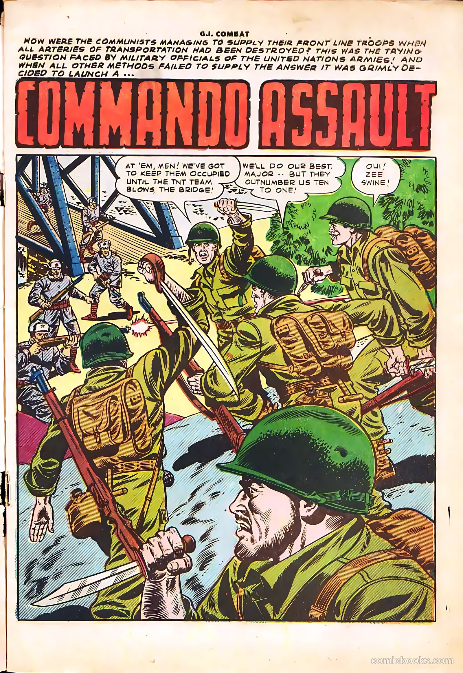 G.I. Combat #13 (1954) — page 3 of 36