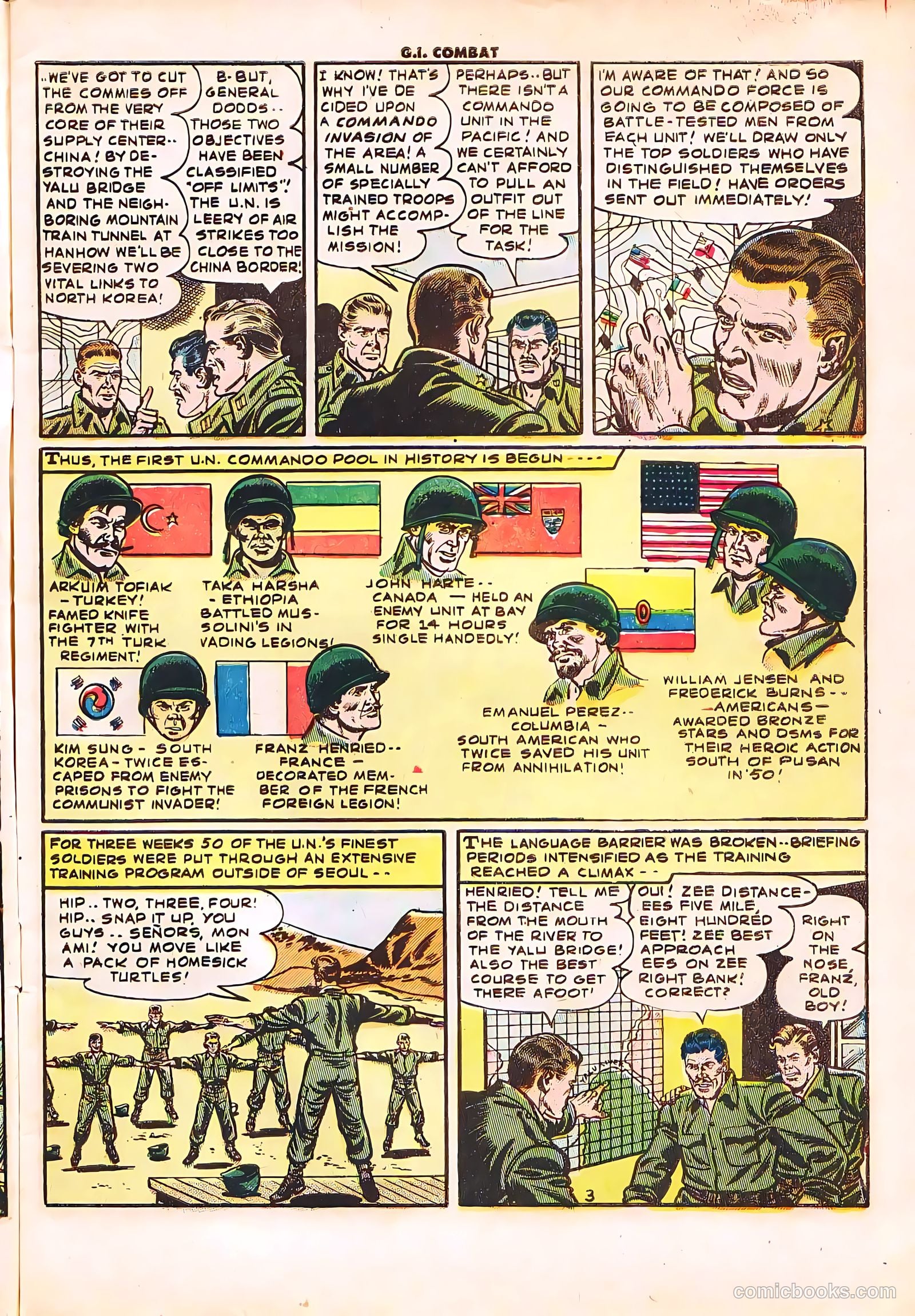 G.I. Combat #13 (1954) — page 5 of 36