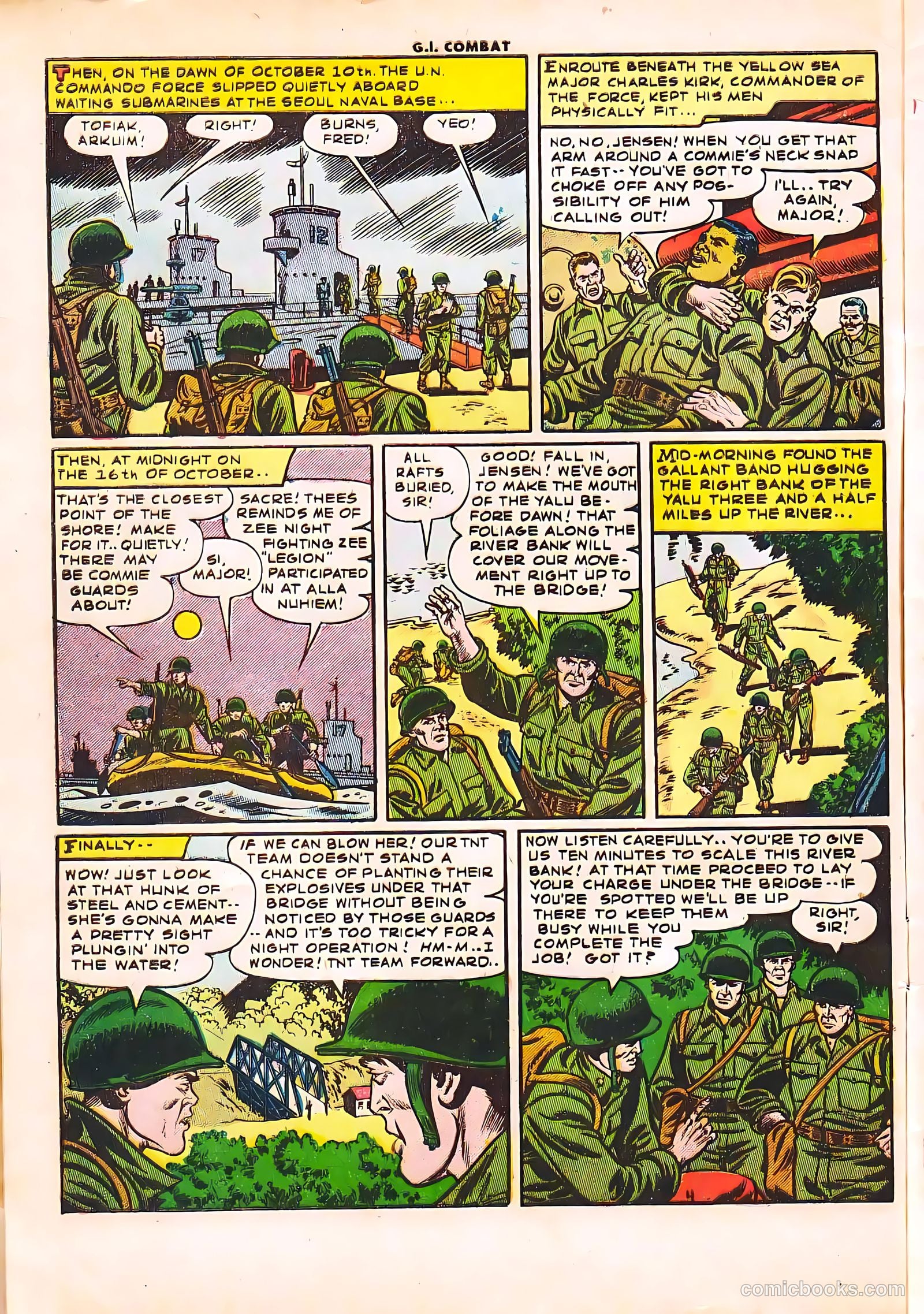 G.I. Combat #13 (1954) — page 6 of 36