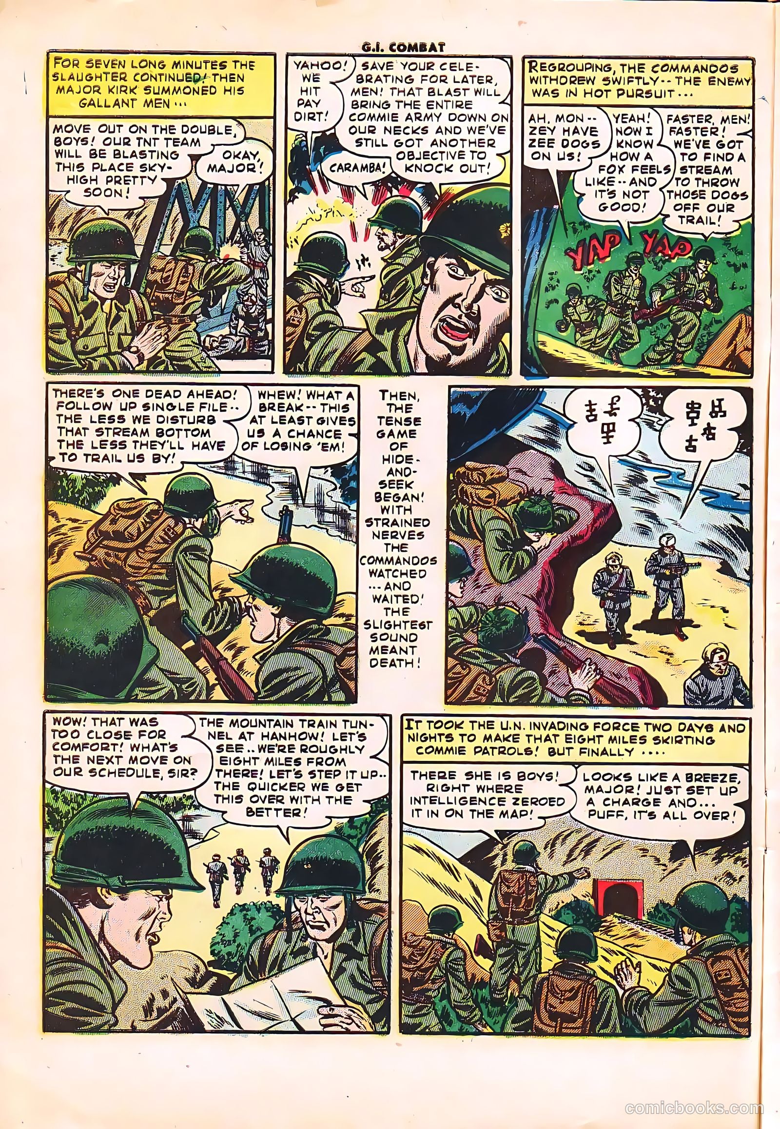 G.I. Combat #13 (1954) — page 8 of 36