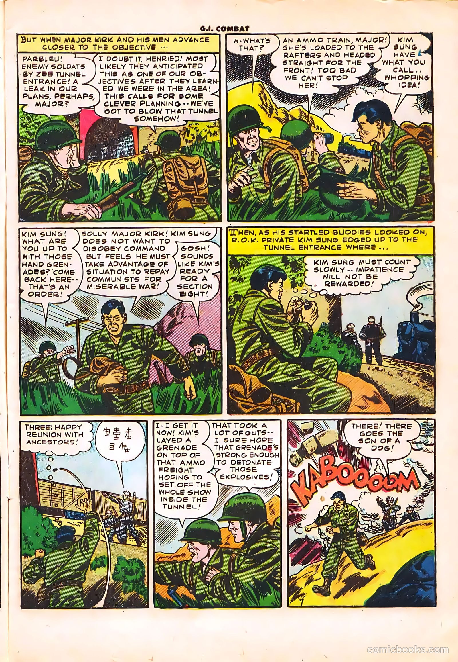 G.I. Combat #13 (1954) — page 9 of 36