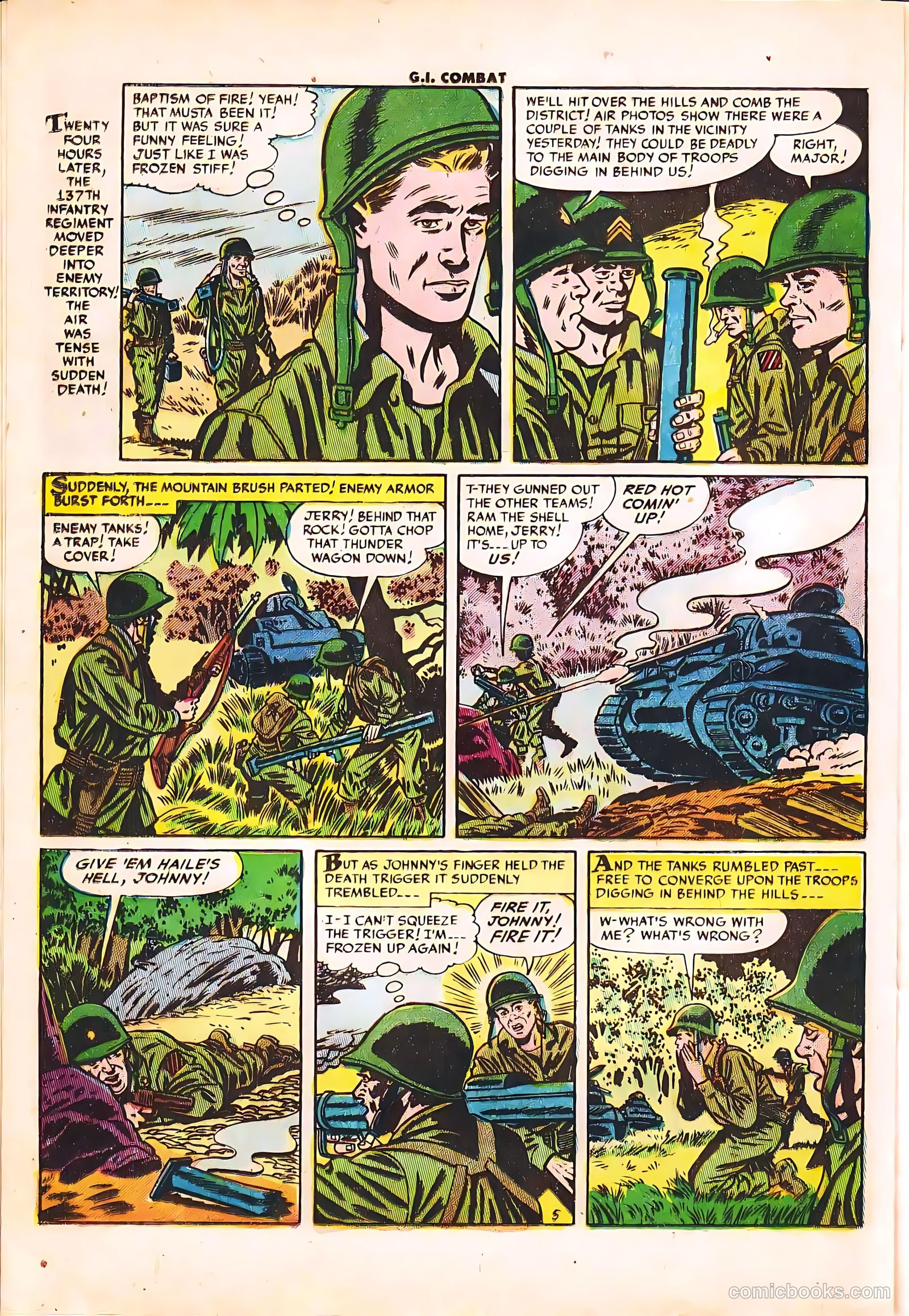 G.I. Combat #13 (1954) — page 22 of 36