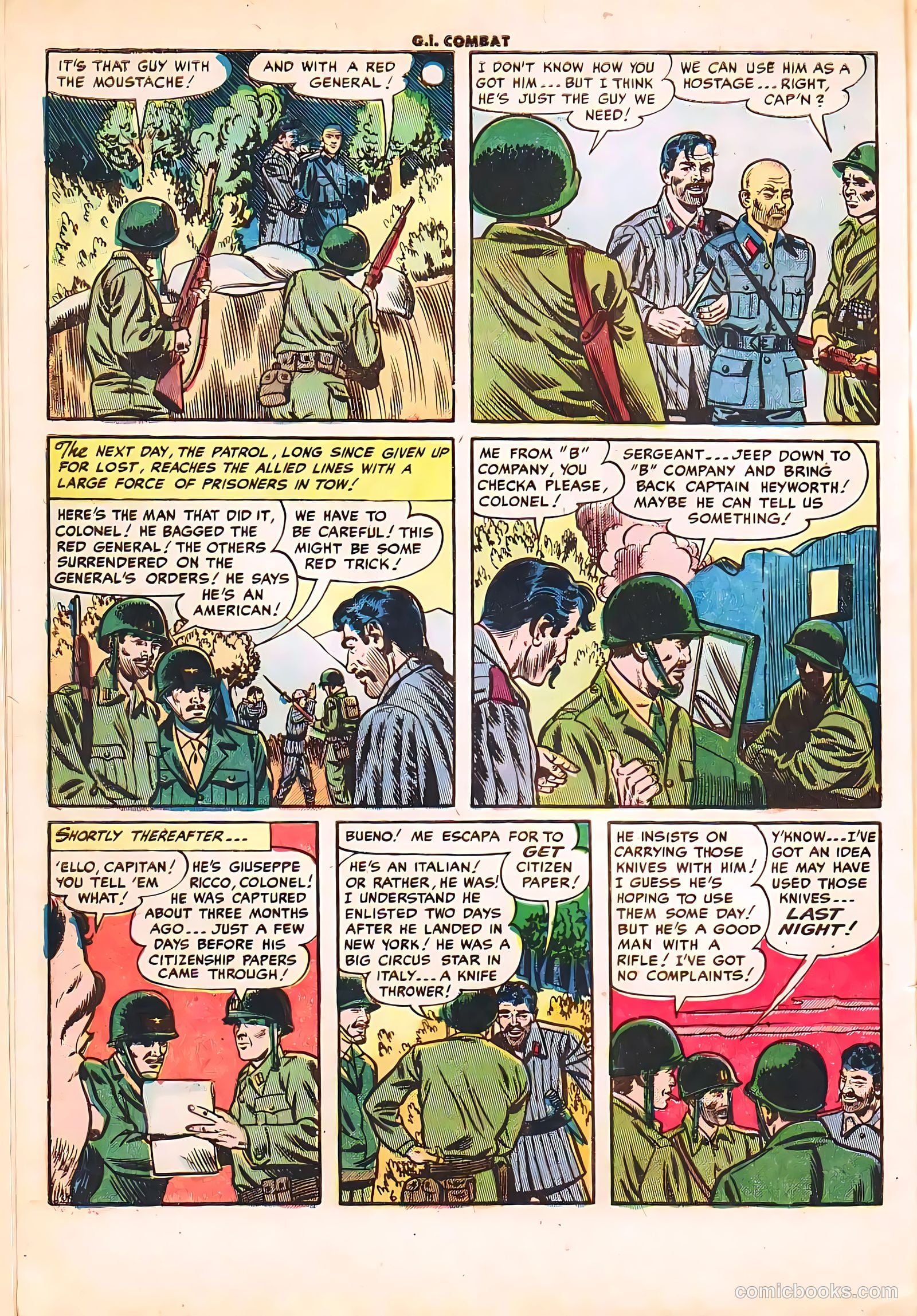 G.I. Combat #13 (1954) — page 32 of 36