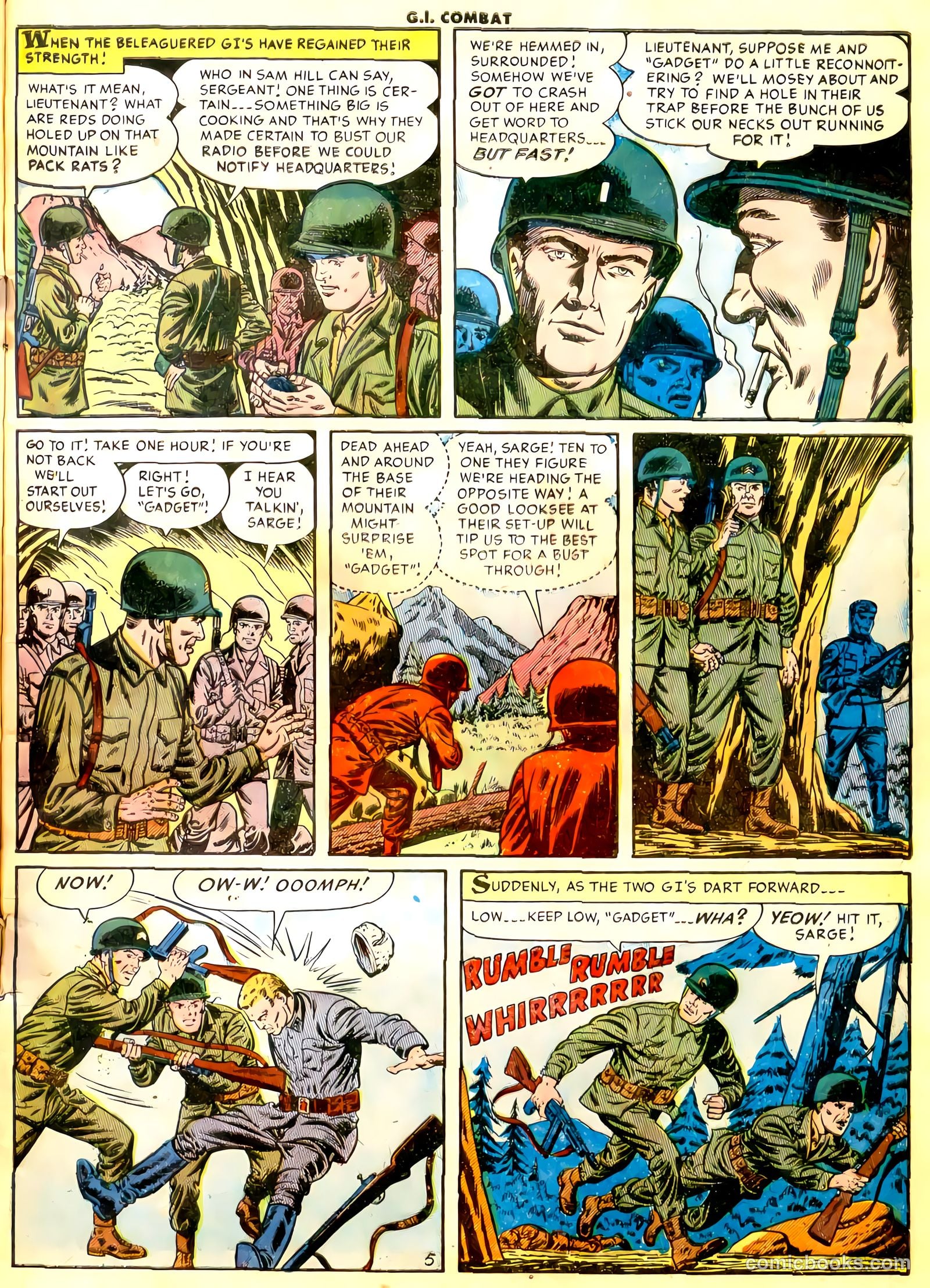 G.I. Combat #18 (1954) — page 6 of 29