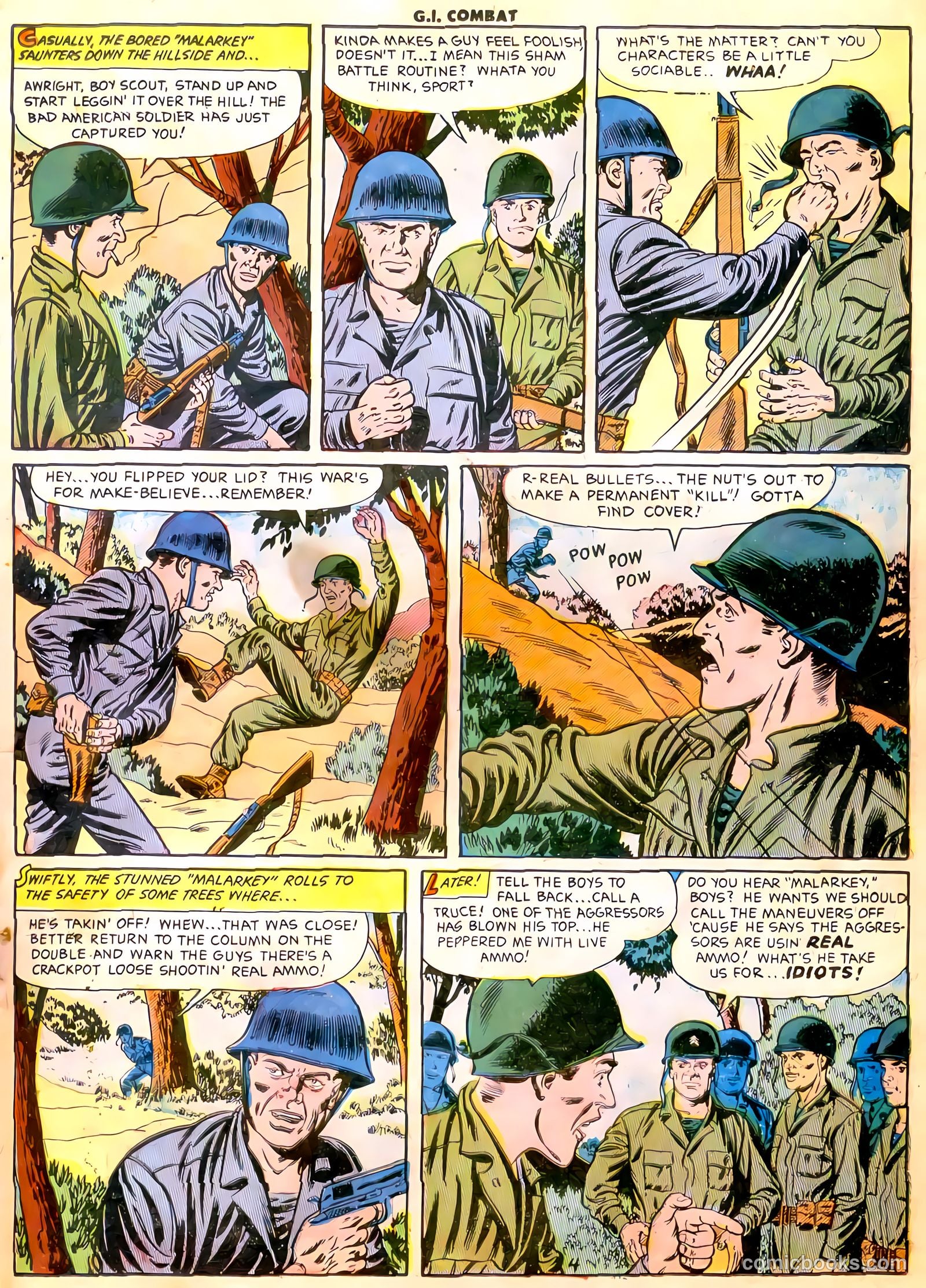 G.I. Combat #18 (1954) — page 16 of 29