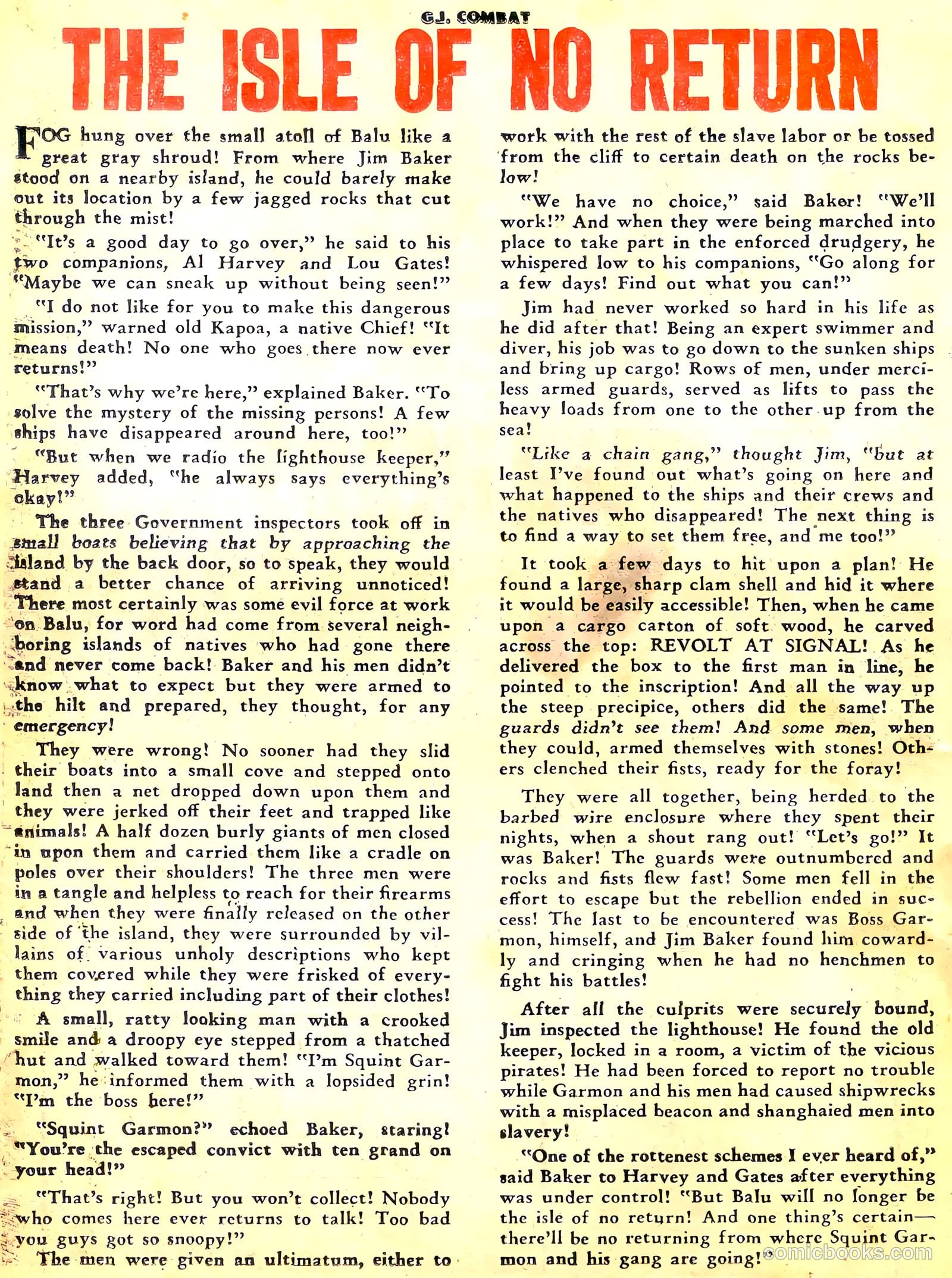 G.I. Combat #18 (1954) — page 21 of 29