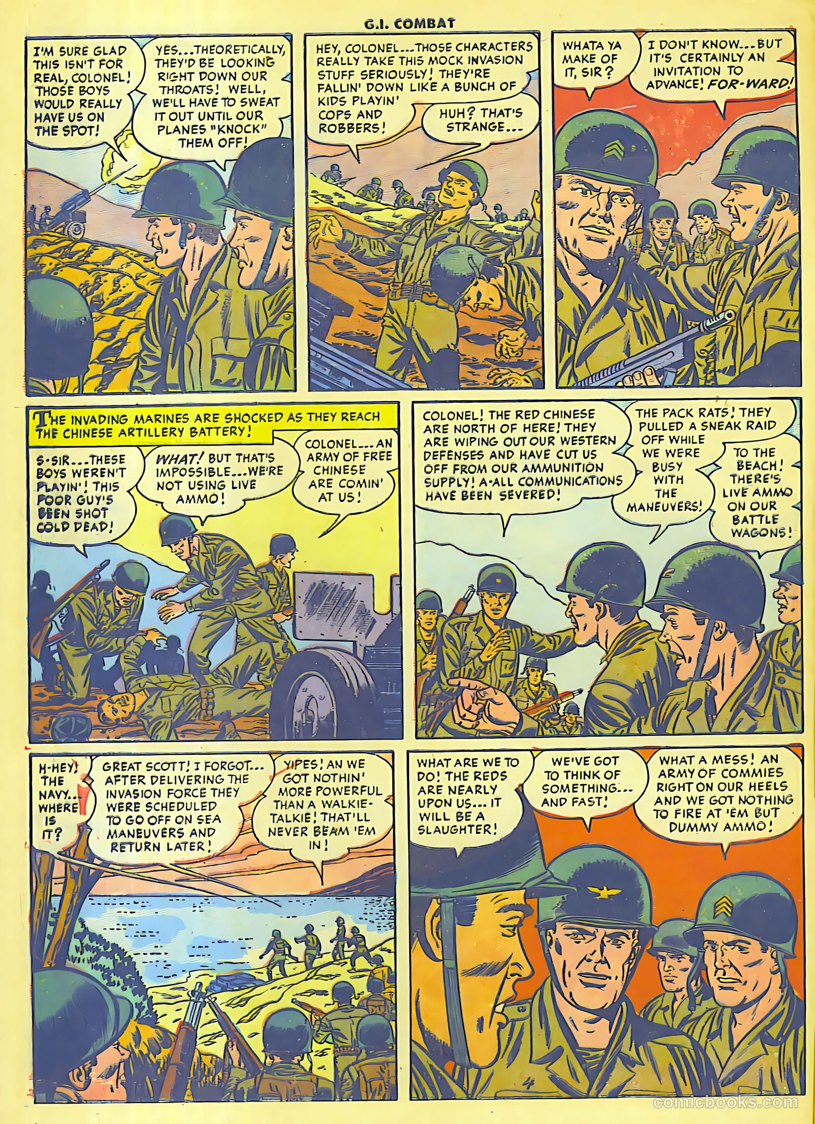 G.I. Combat #19 (1954) — page 5 of 29
