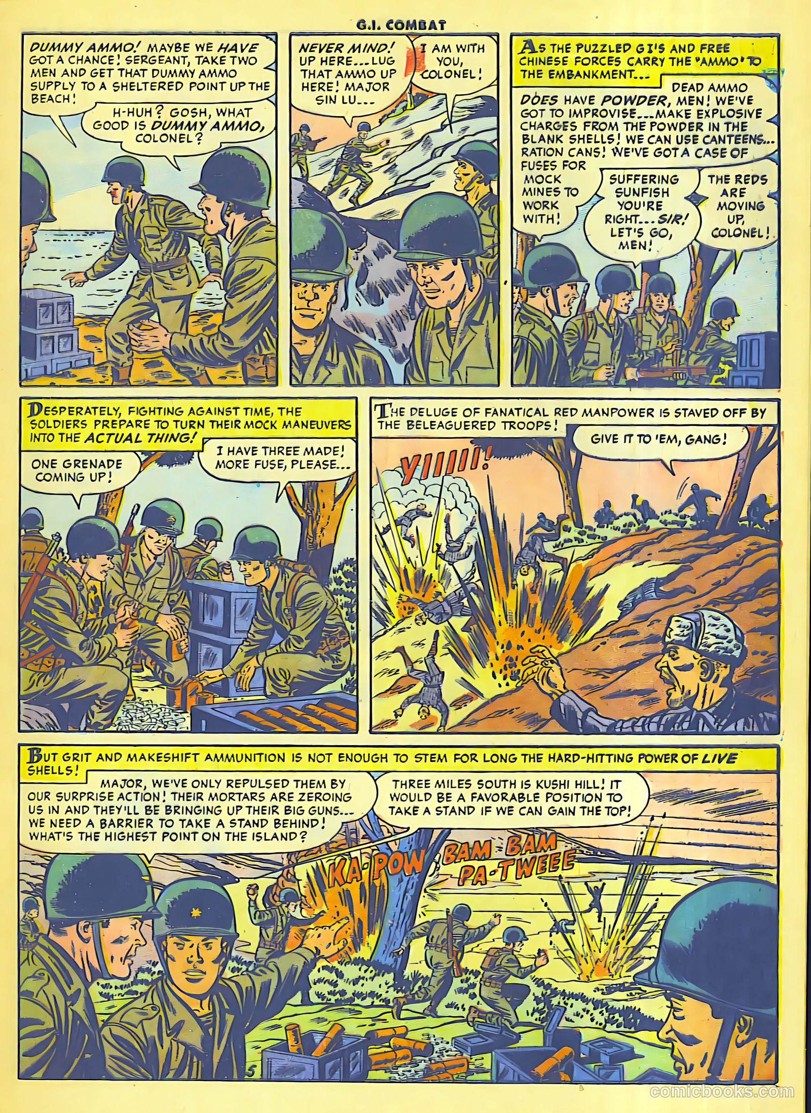 G.I. Combat #19 (1954) — page 6 of 29