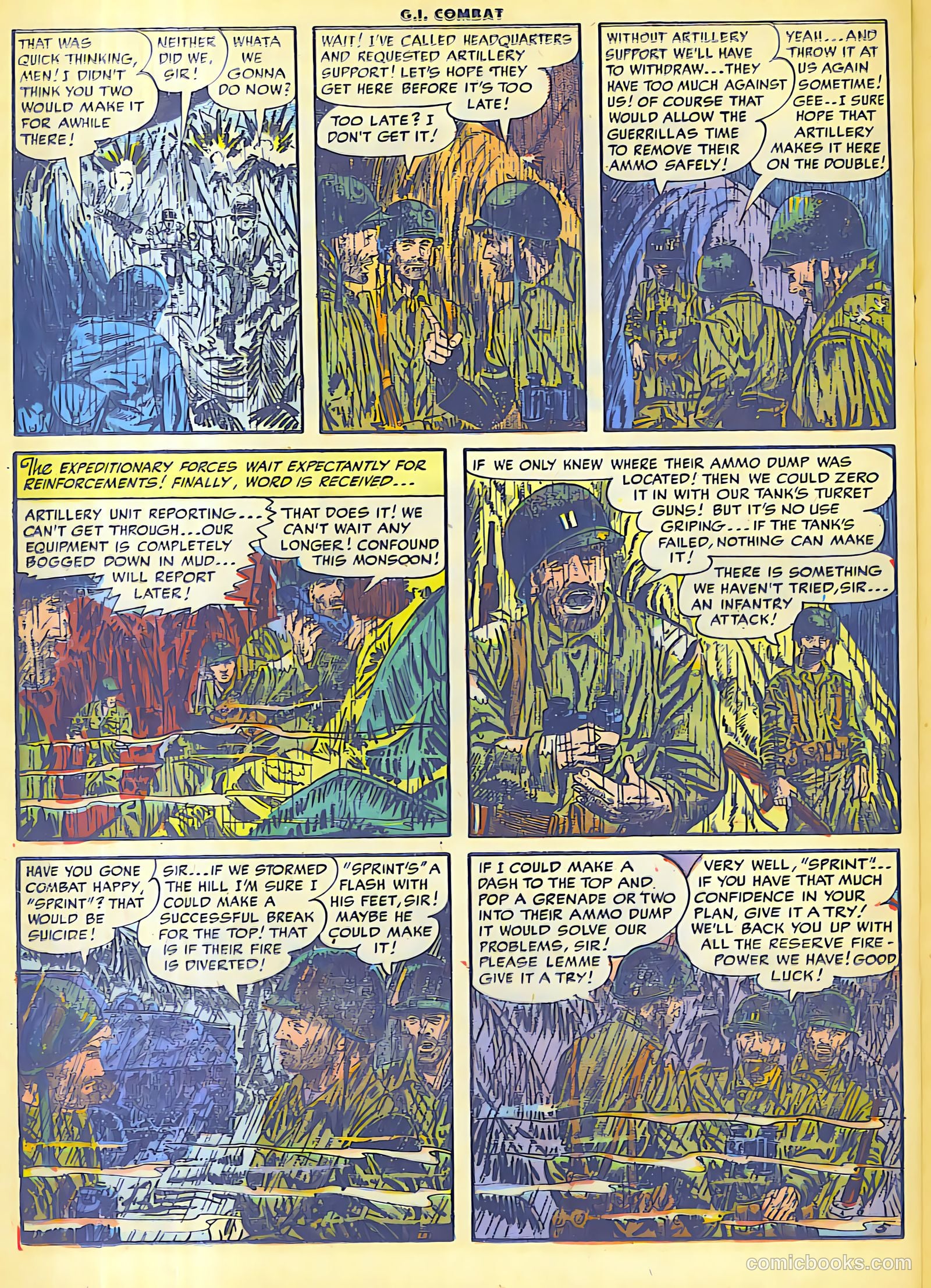 G.I. Combat #19 (1954) — page 21 of 29