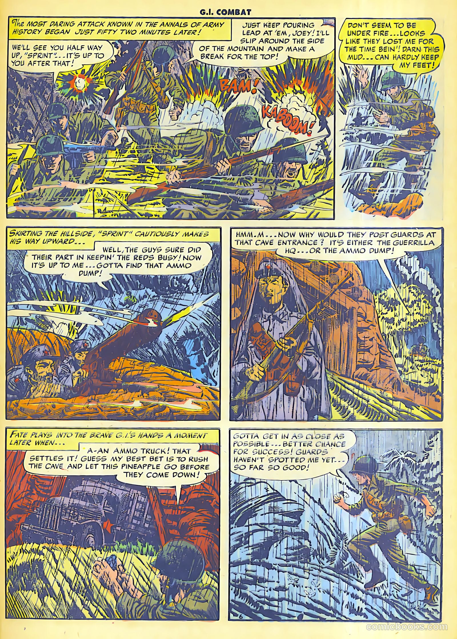 G.I. Combat #19 (1954) — page 22 of 29