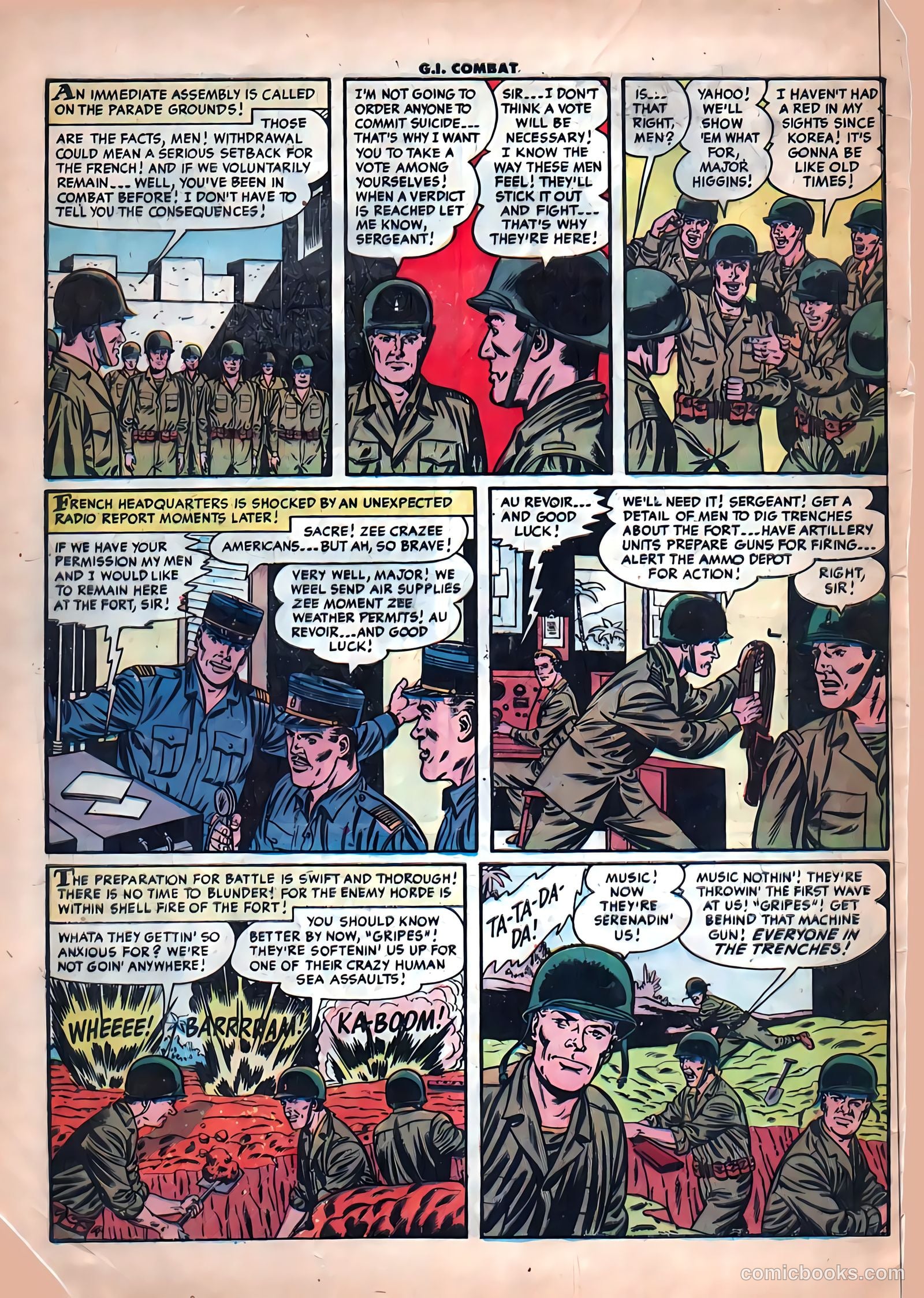 G.I. Combat #20 (1955) — page 5 of 33