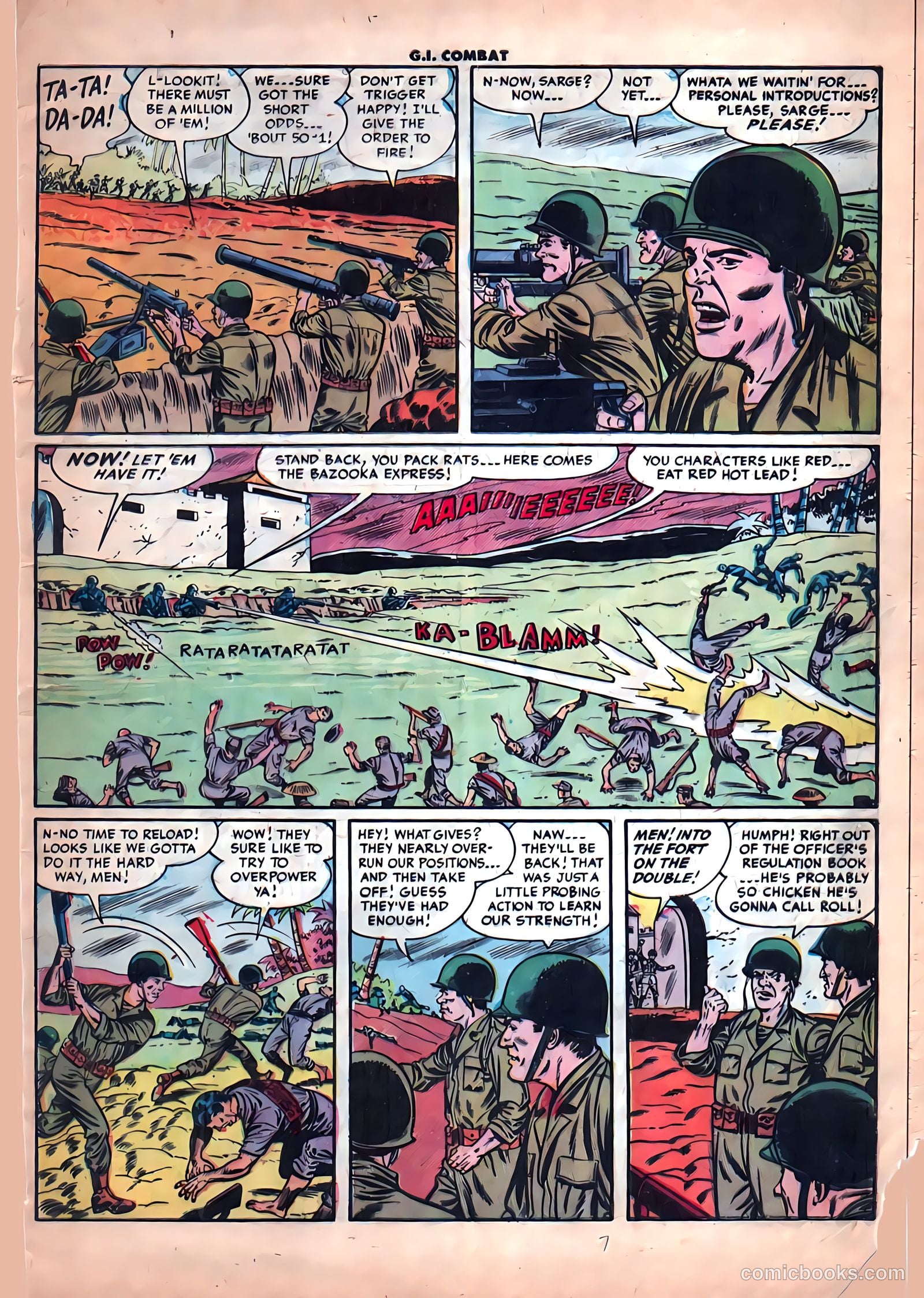 G.I. Combat #20 (1955) — page 6 of 33