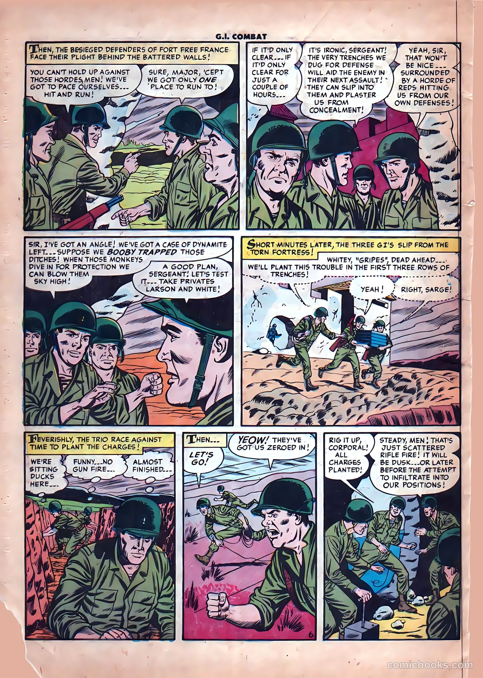 G.I. Combat #20 (1955) — page 7 of 33