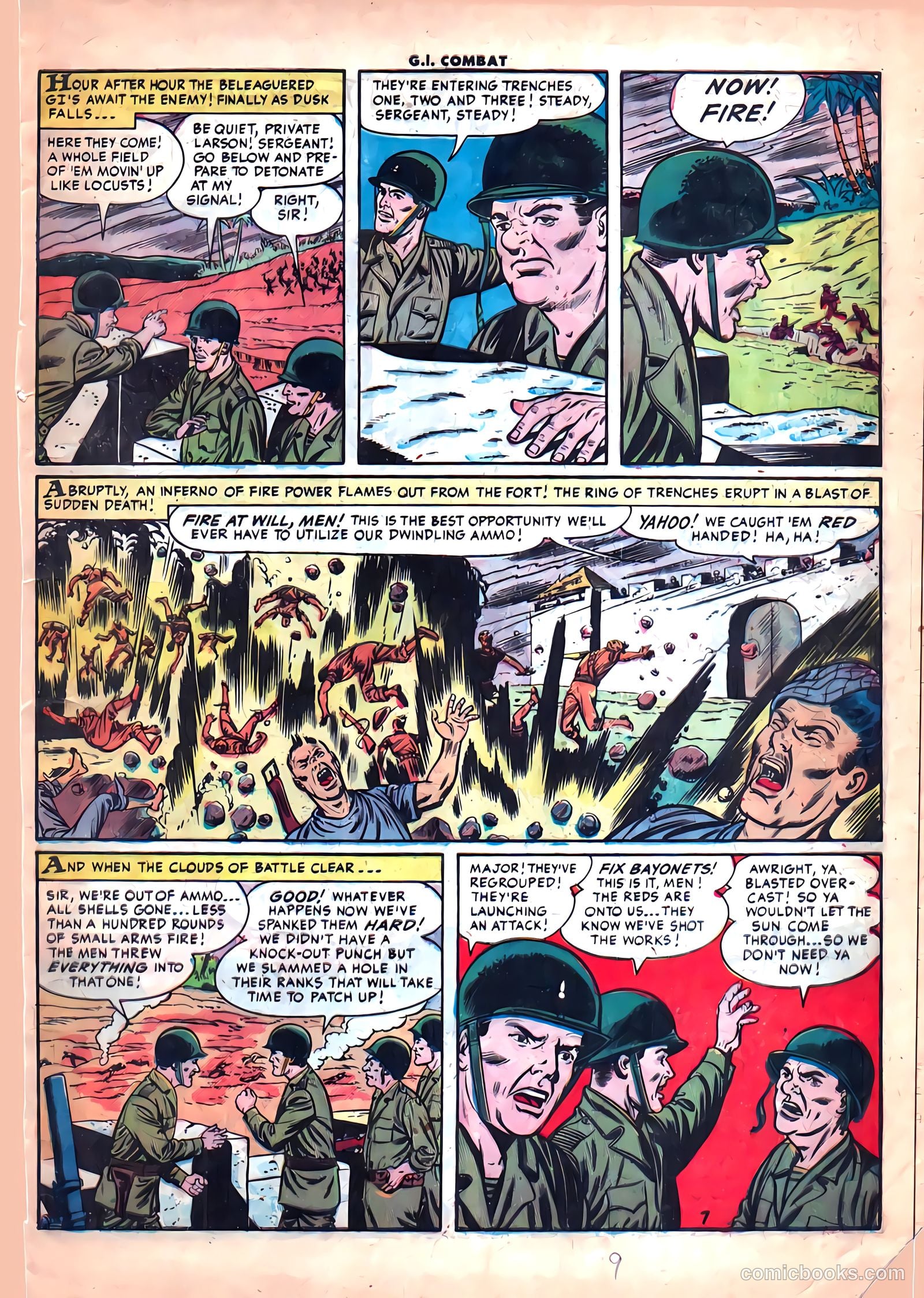 G.I. Combat #20 (1955) — page 8 of 33