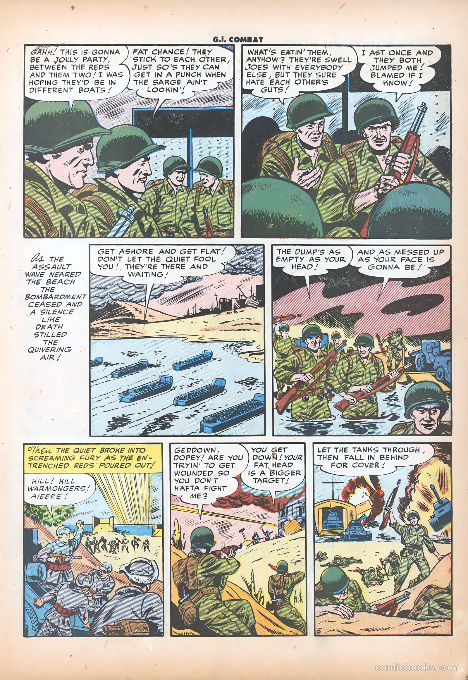 G.I. Combat #23 (1955) — page 7 of 35