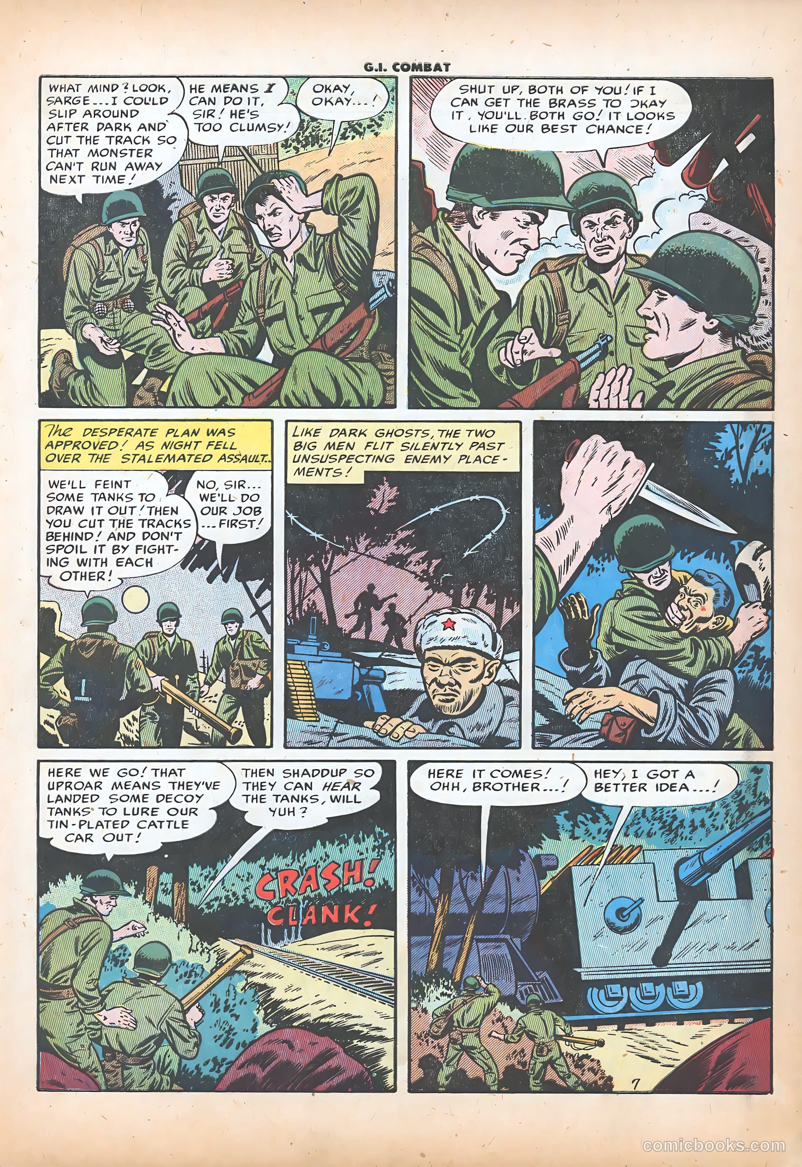 G.I. Combat #23 (1955) — page 9 of 35