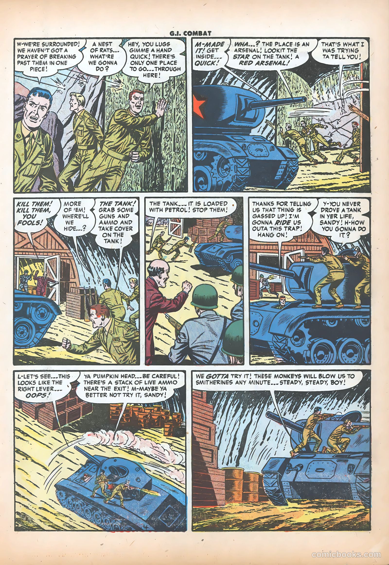 G.I. Combat #23 (1955) — page 15 of 35