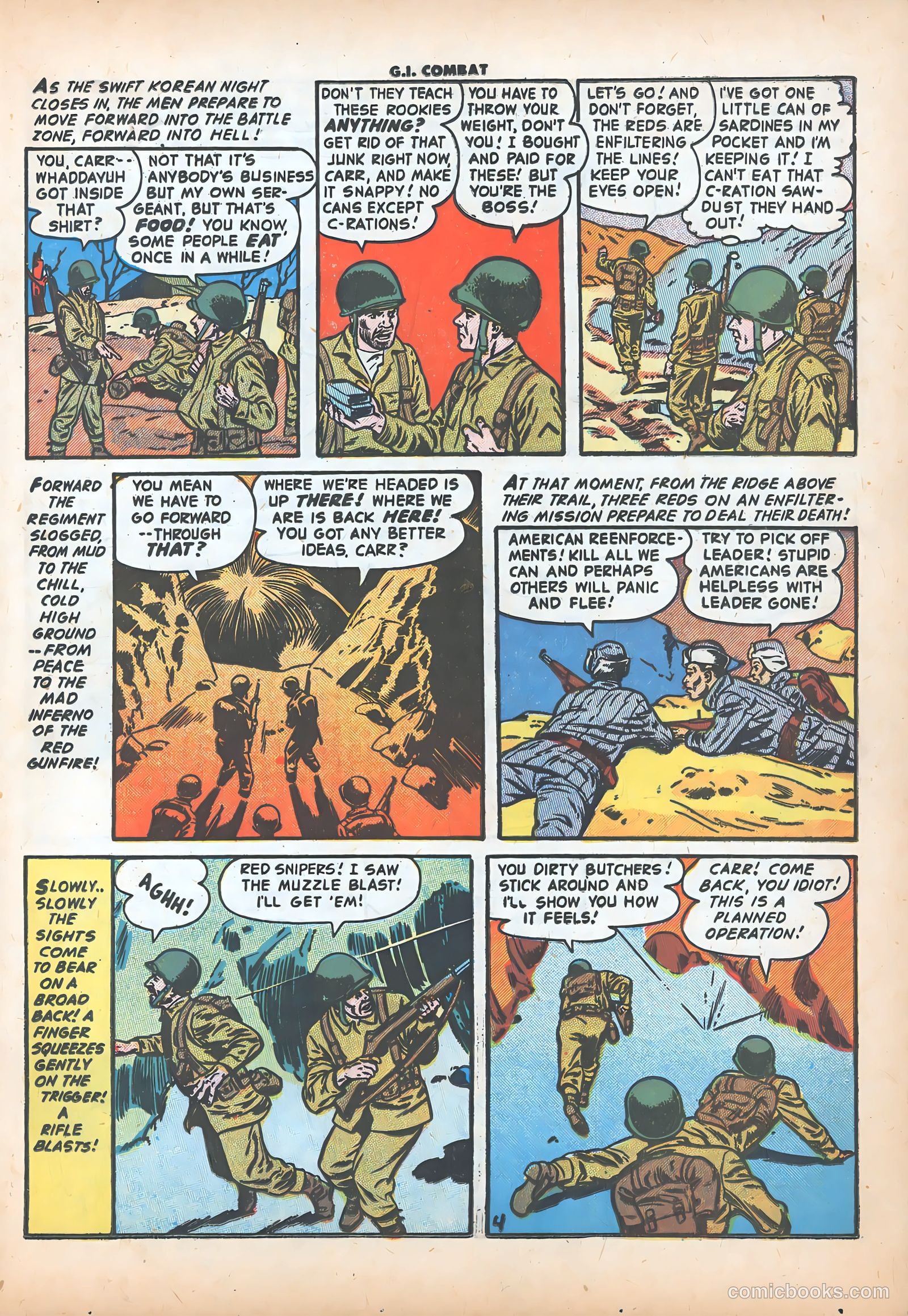 G.I. Combat #23 (1955) — page 21 of 35