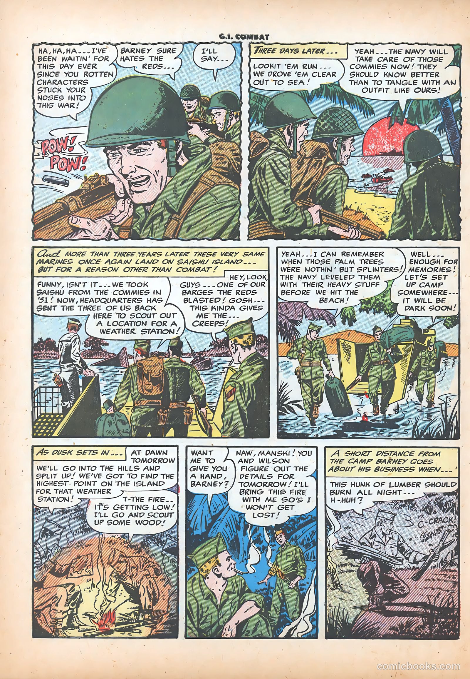 G.I. Combat #23 (1955) — page 28 of 35