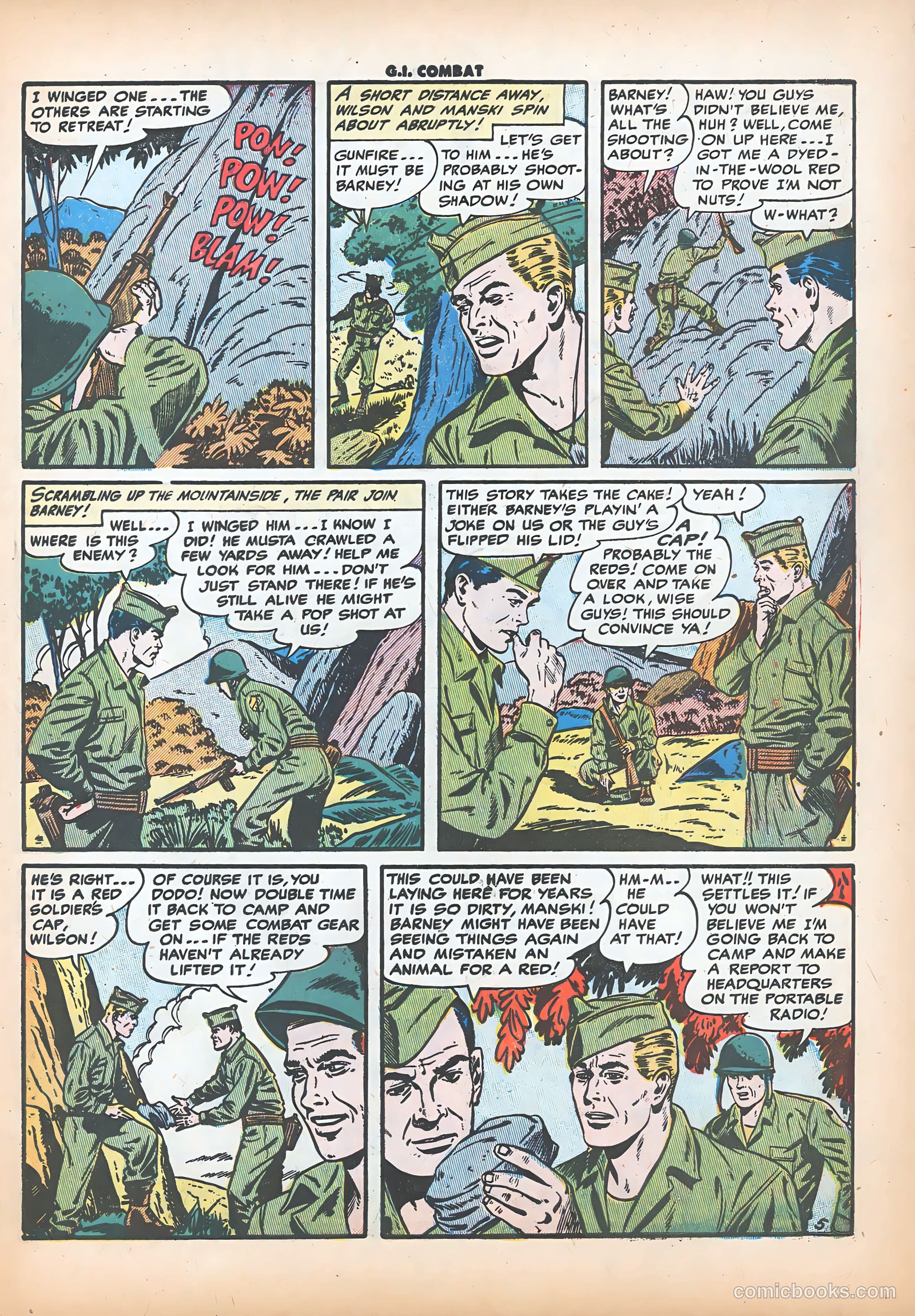 G.I. Combat #23 (1955) — page 31 of 35