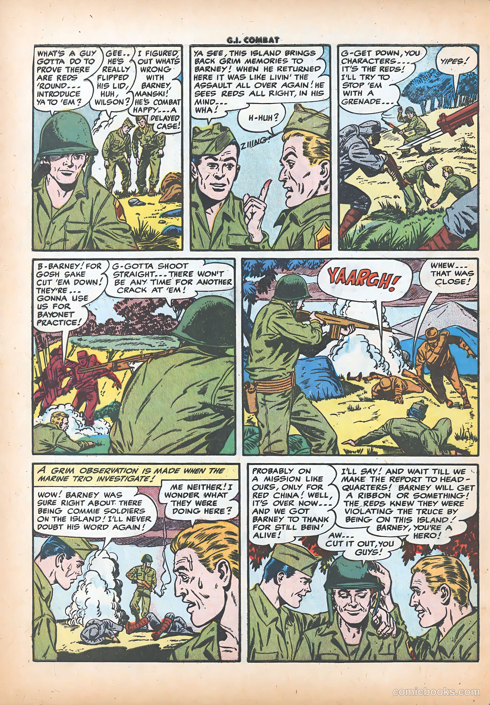 G.I. Combat #23 (1955) — page 32 of 35