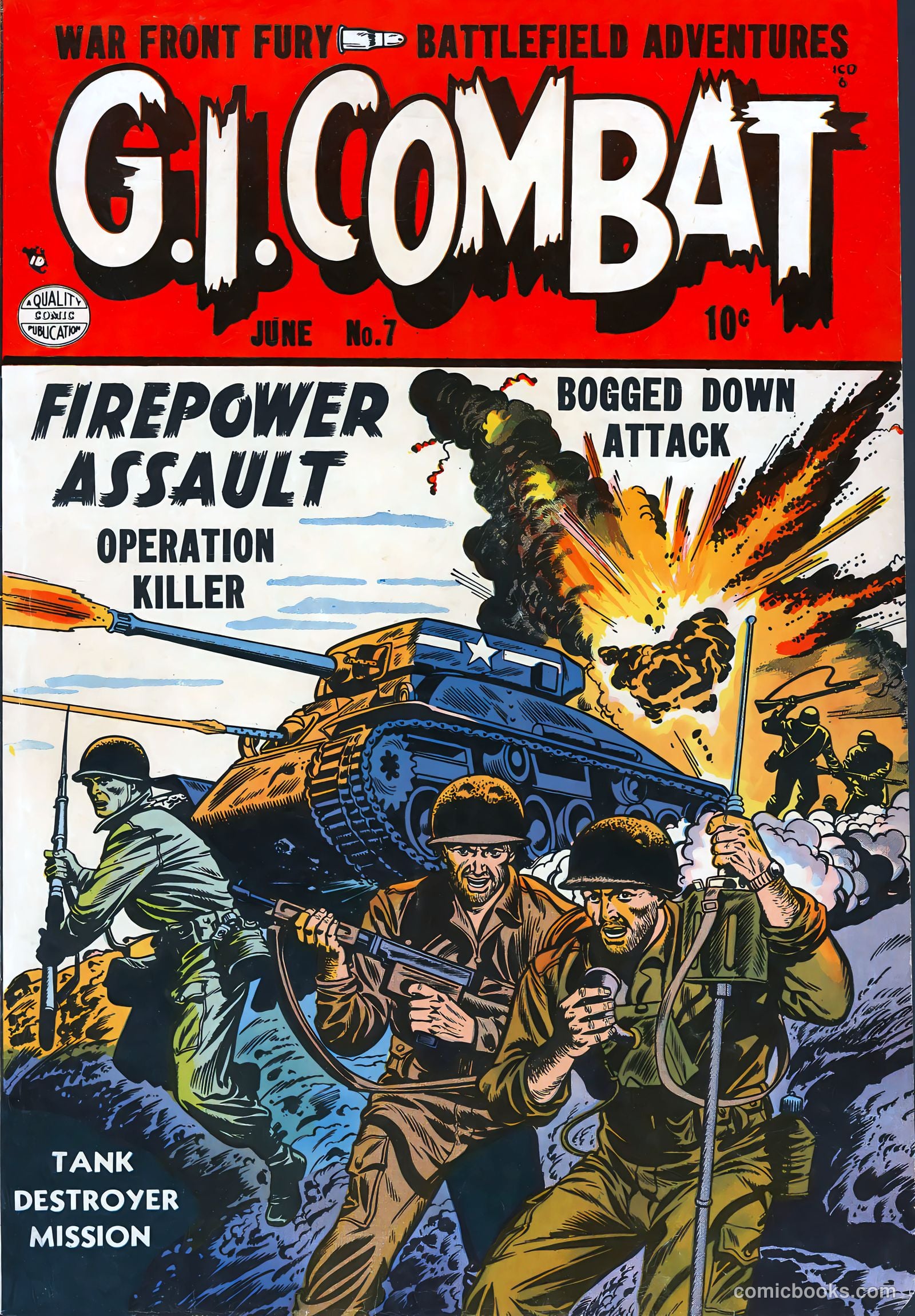 G.I. Combat #7 (1953) — page 2 of 37