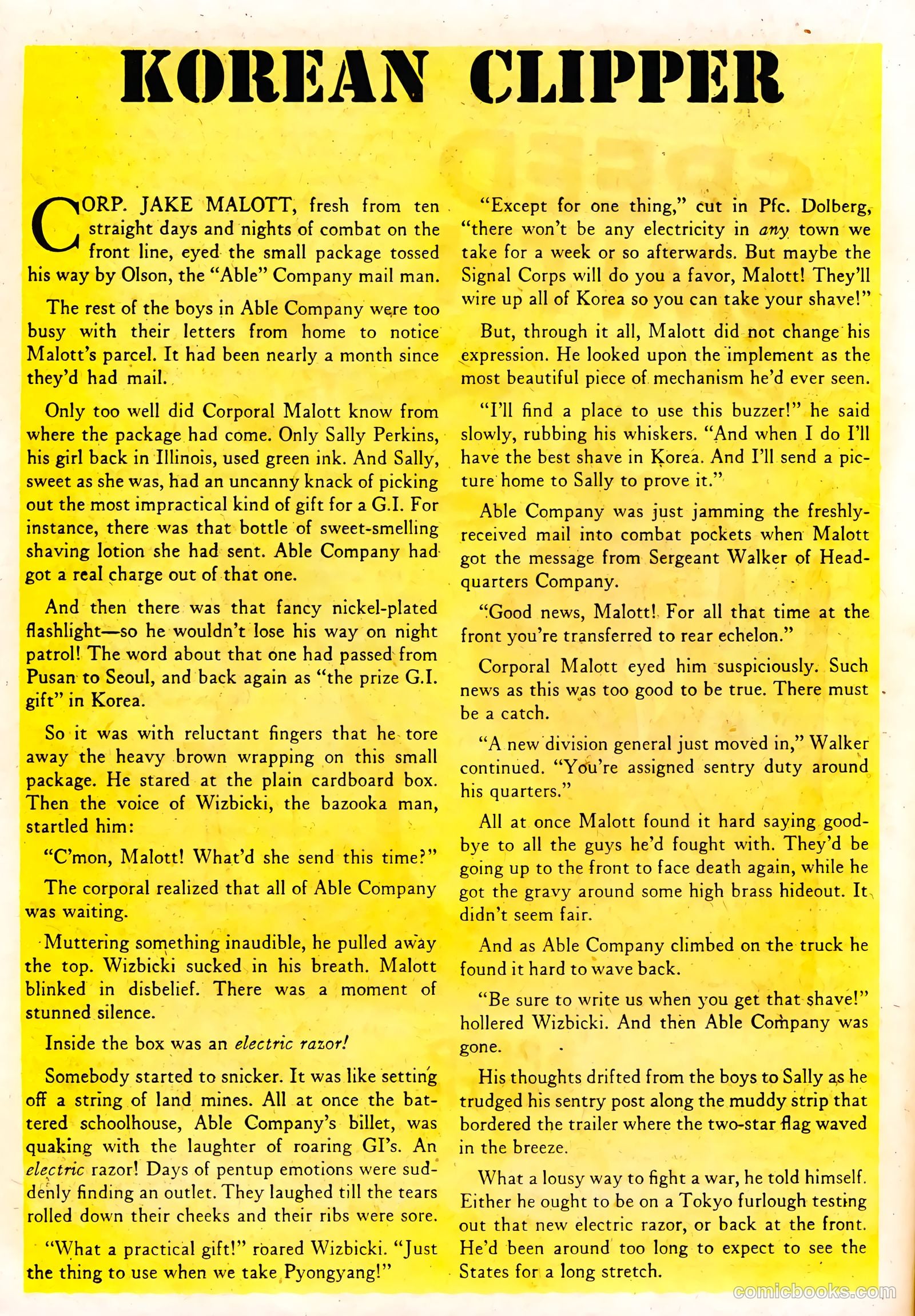 G.I. Joe #10 (1952) — page 24