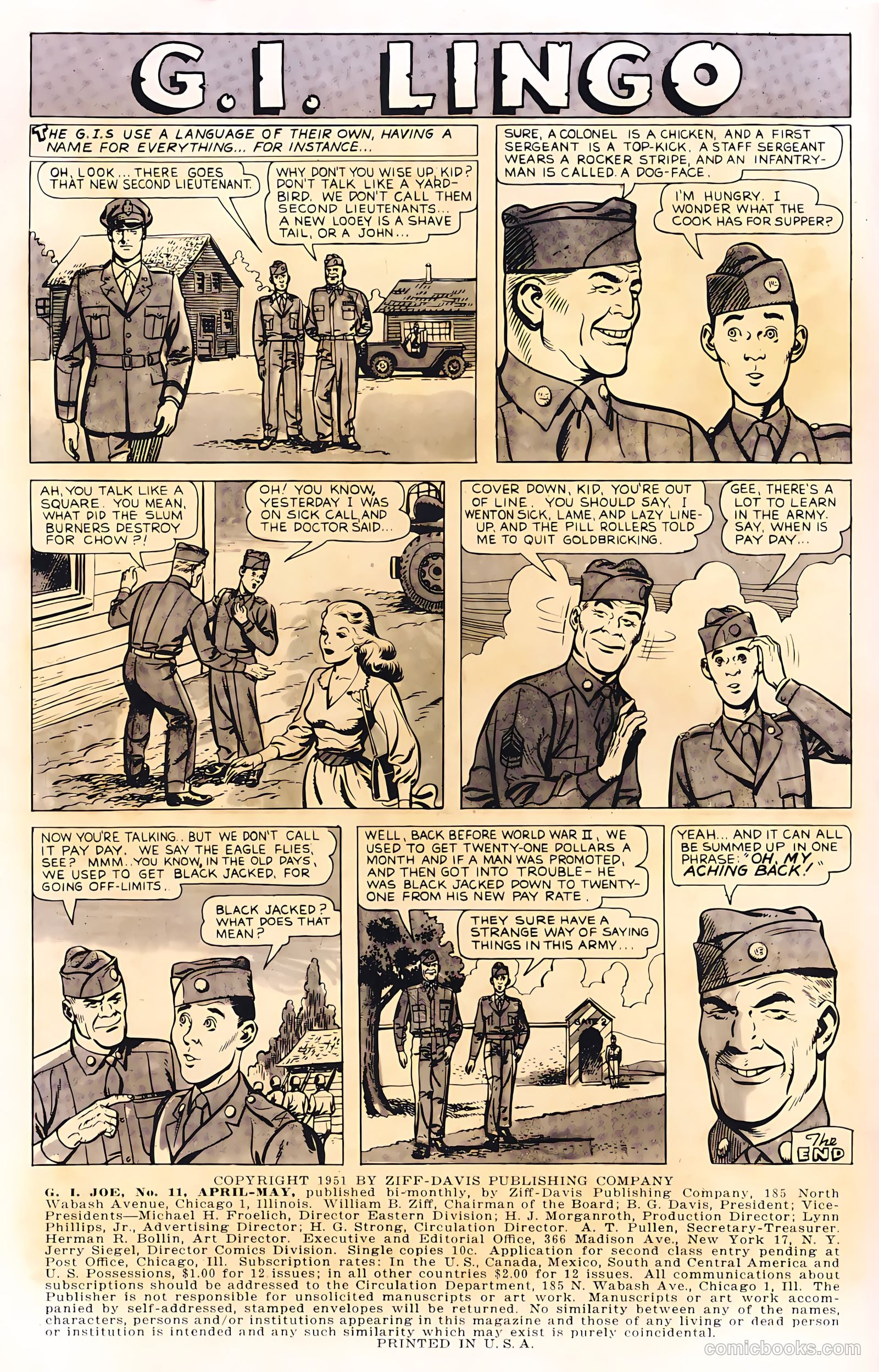 G.I. Joe #11 (1951) — page 2