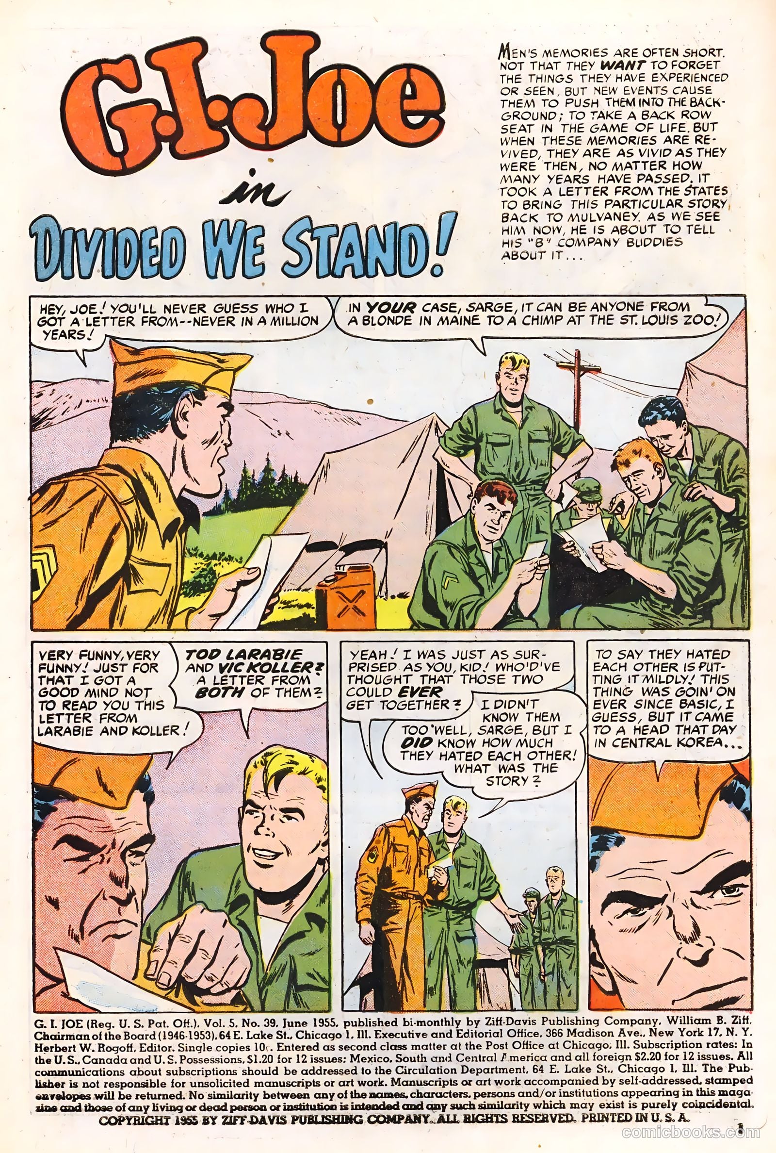 G.I. Joe #39 (1955) — page 3