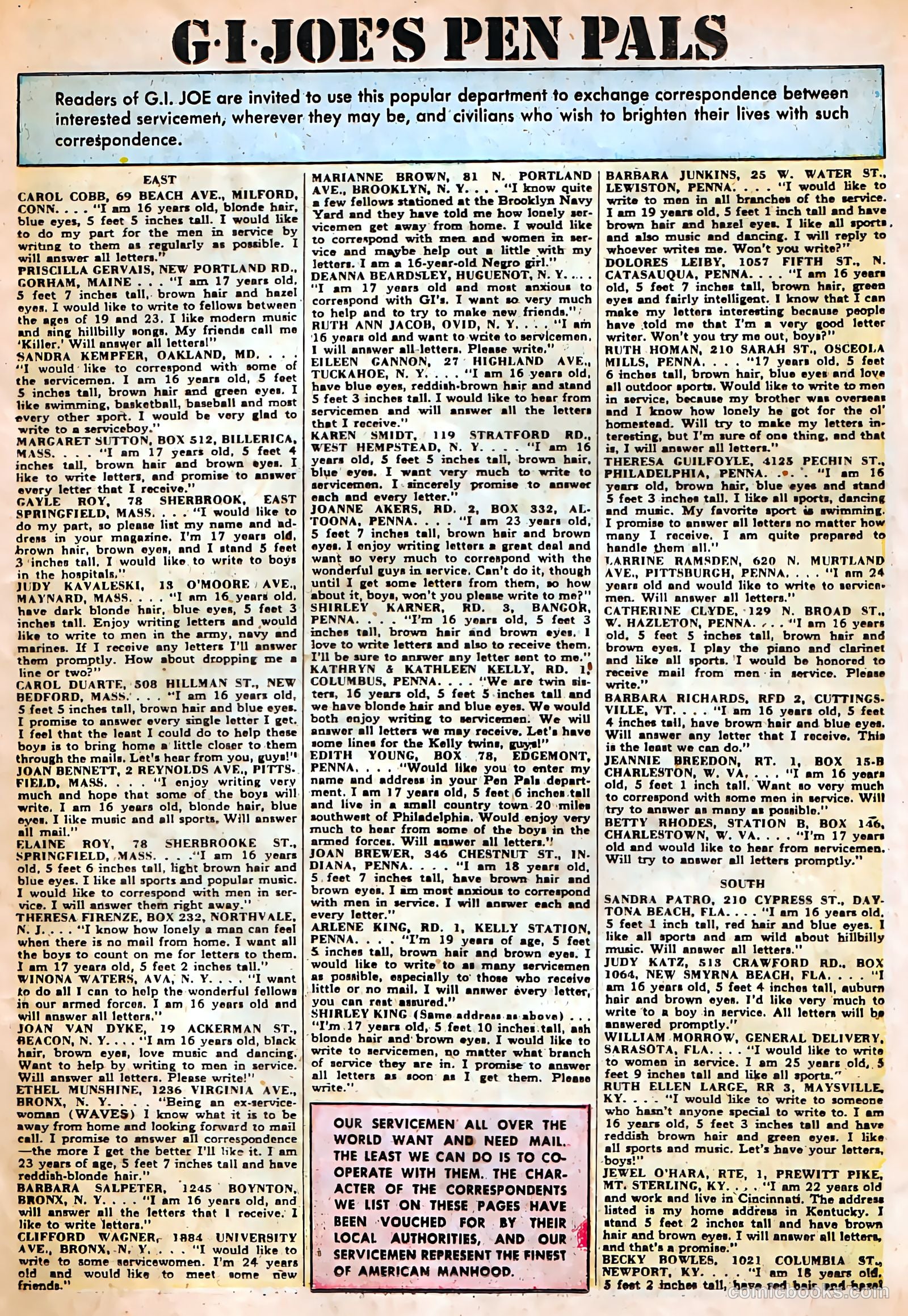 G.I. Joe #41 (1955) — page 11