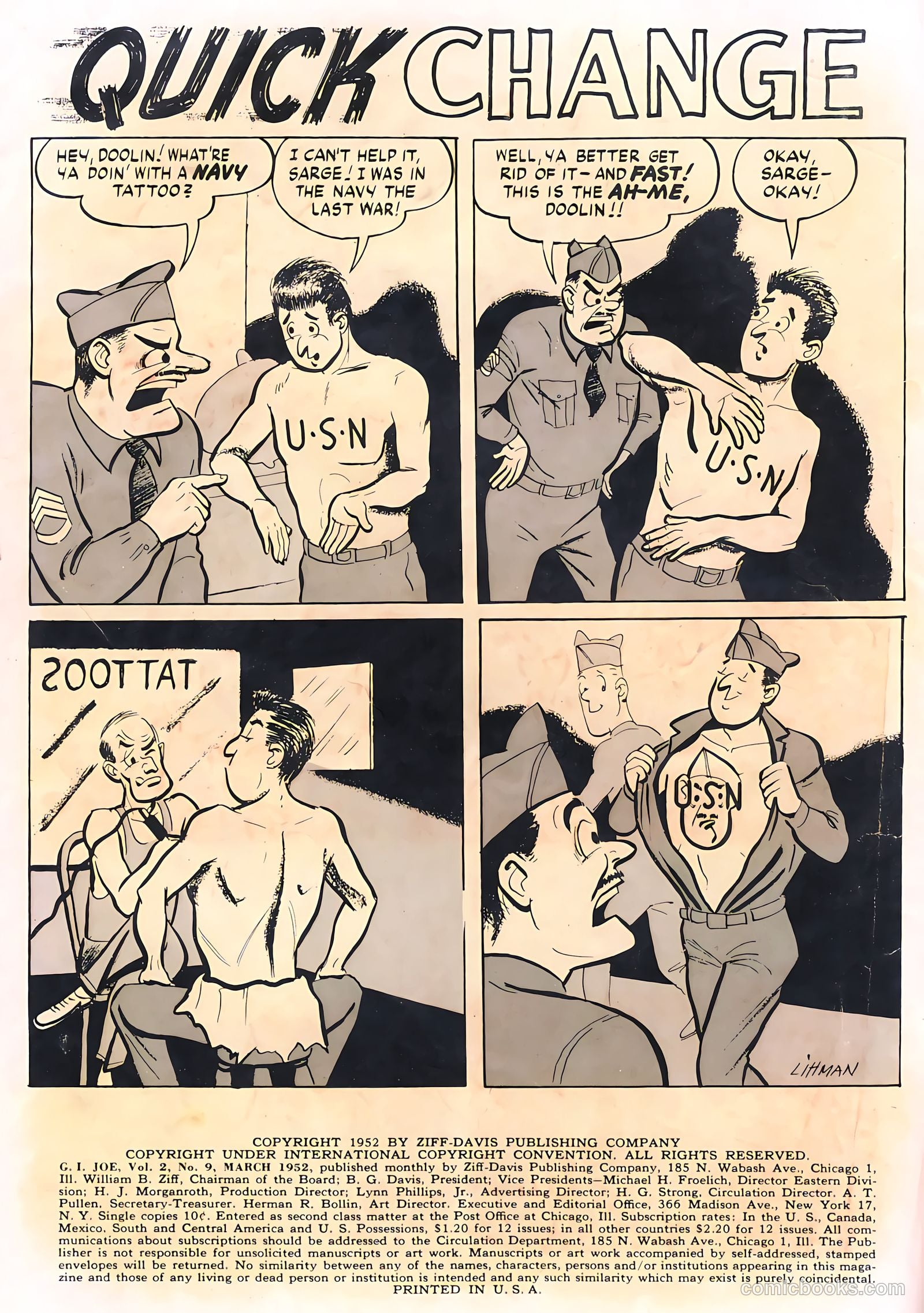 G.I. Joe #9 (1952) — page 2