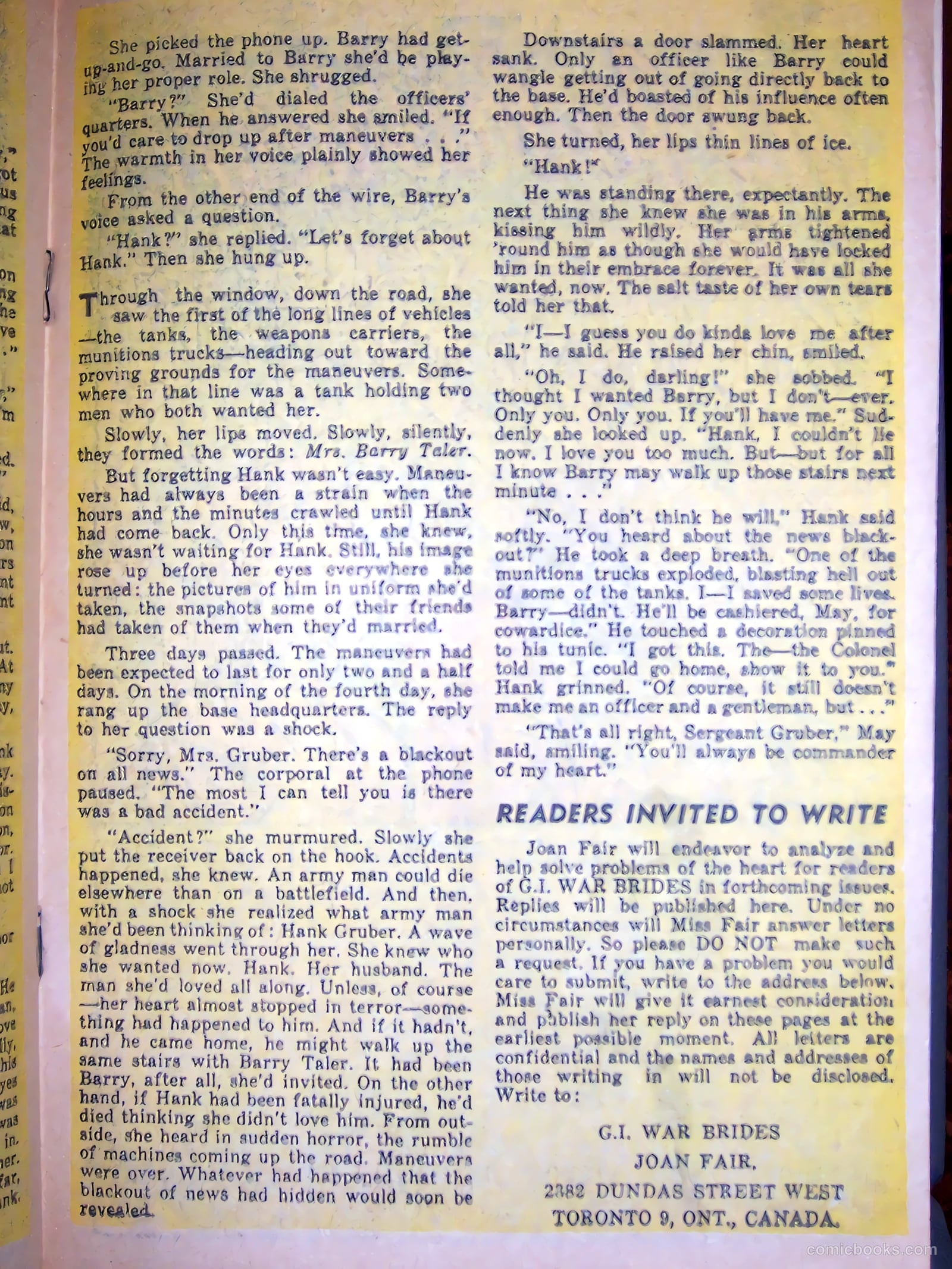 G.I. War Brides #3 (1954) — page 19