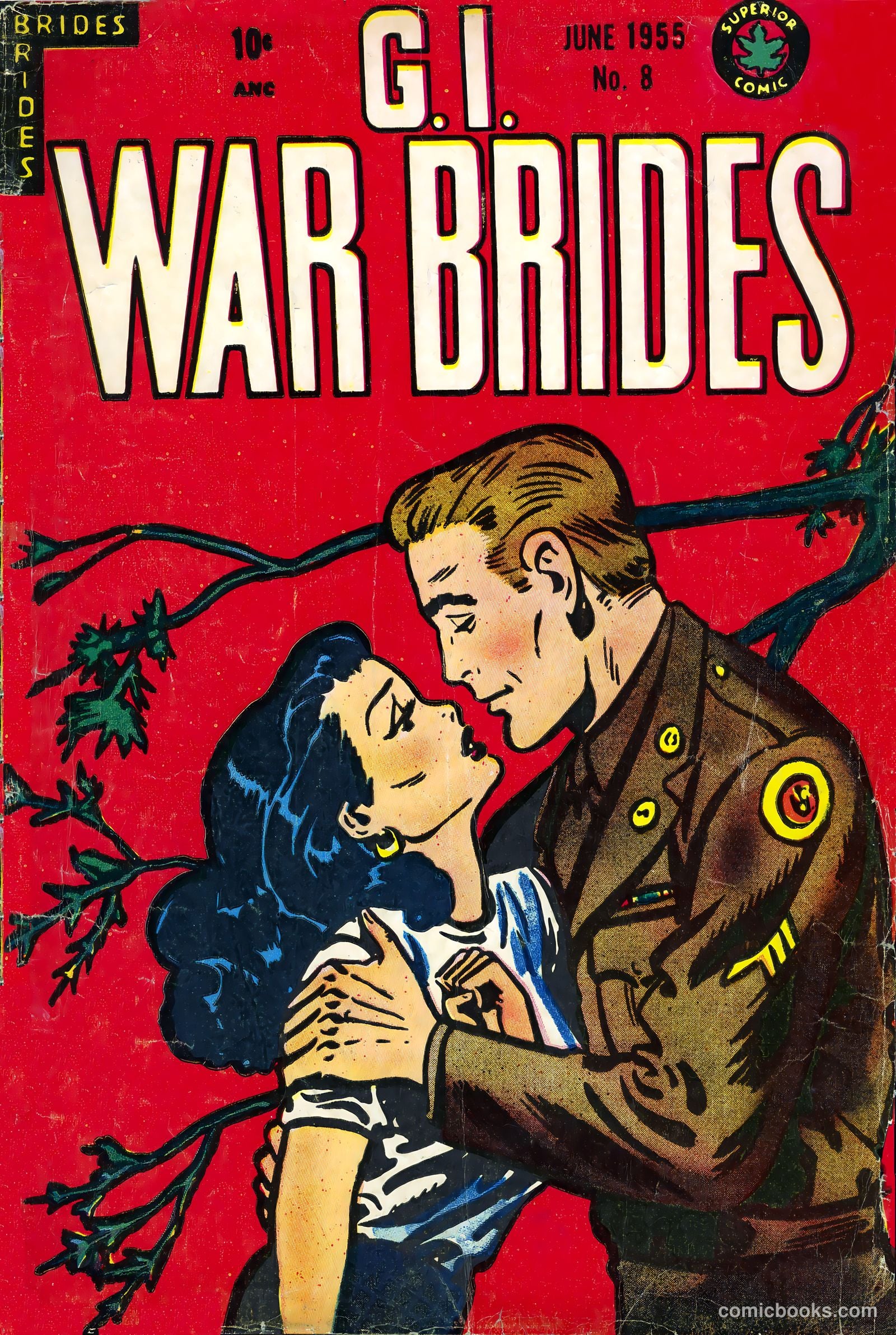 G.I. War Brides #8 cover