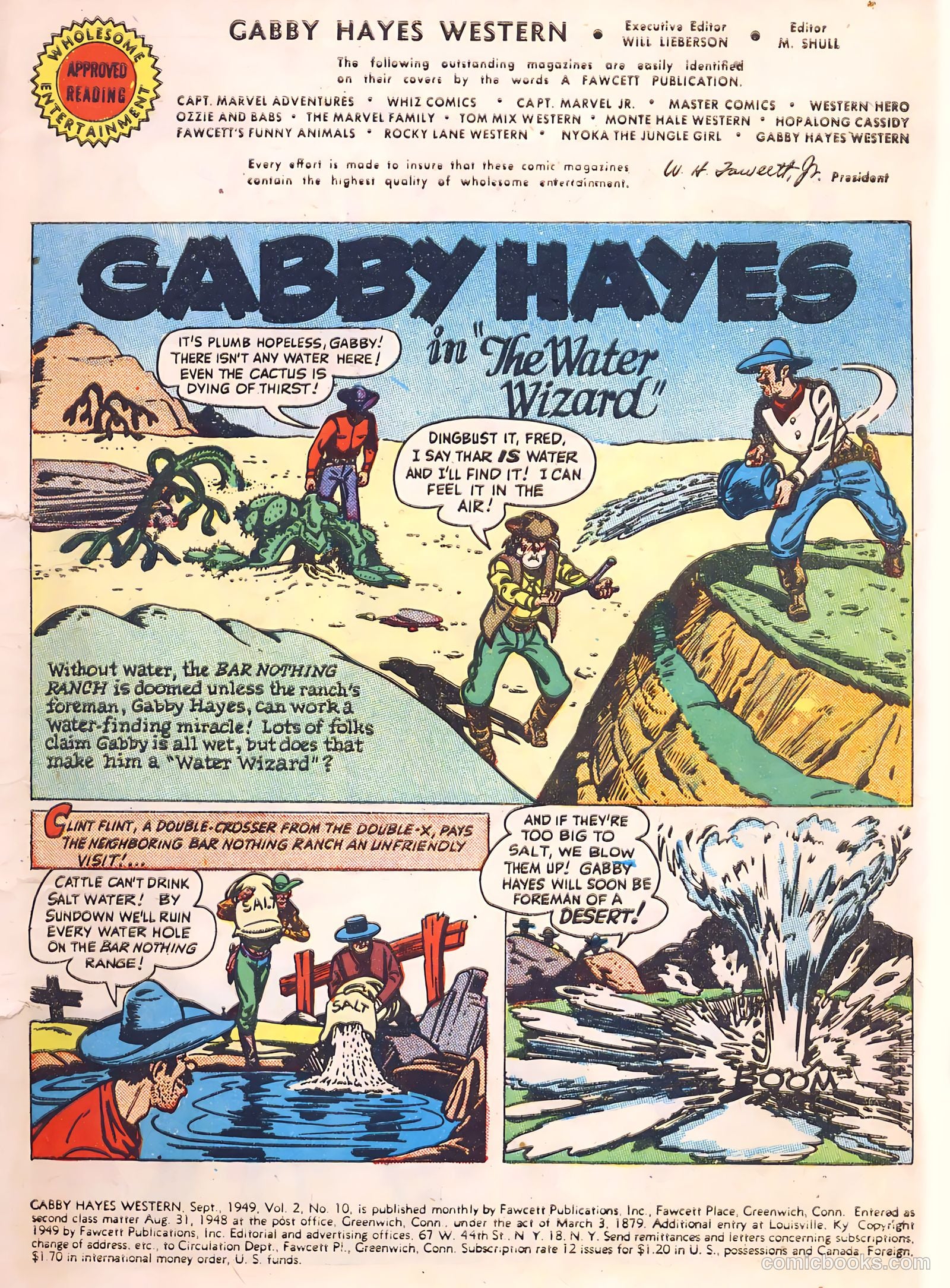 Gabby Hayes Western #10 (1949) — page 2 of 34