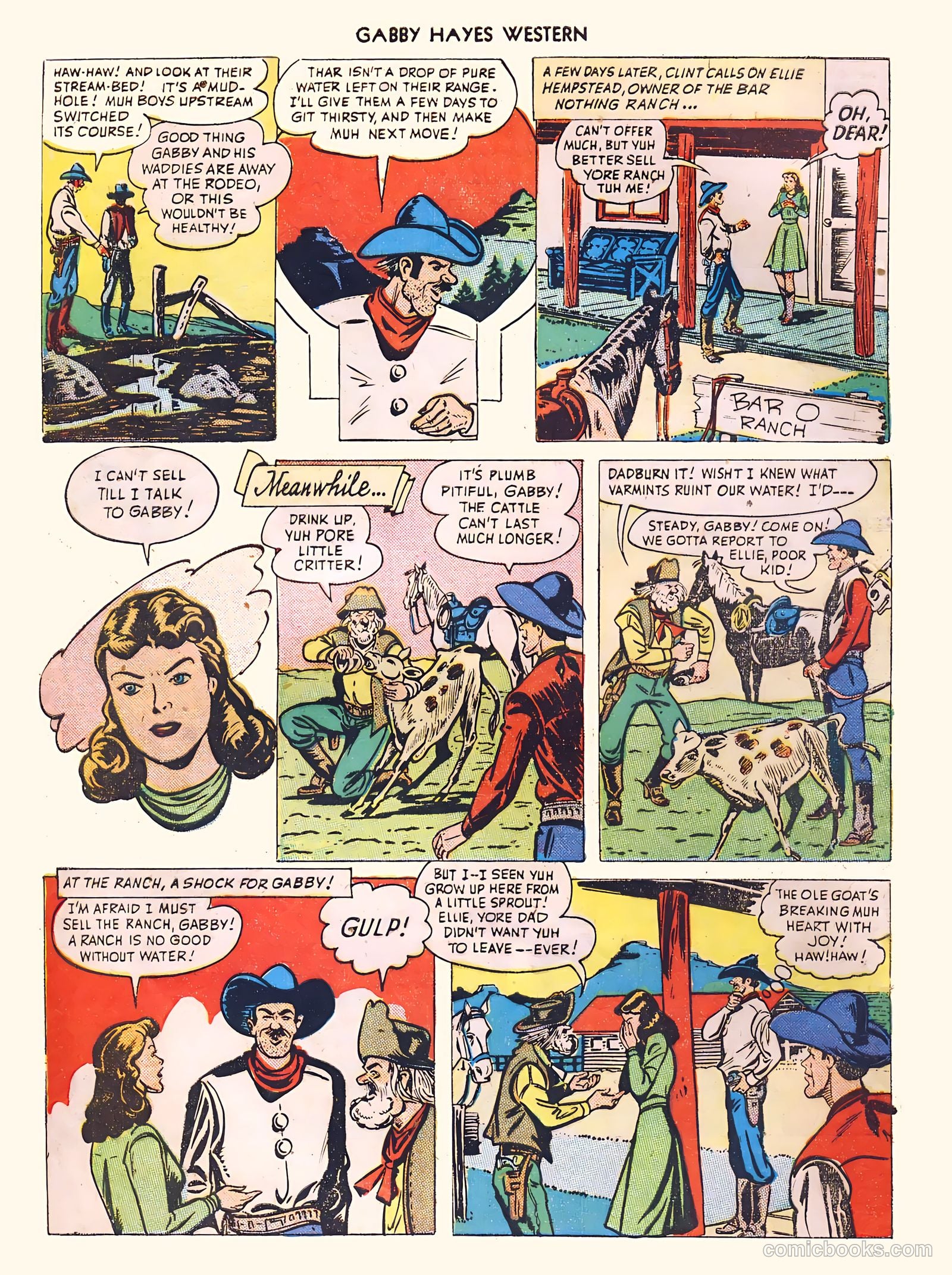 Gabby Hayes Western #10 (1949) — page 3 of 34