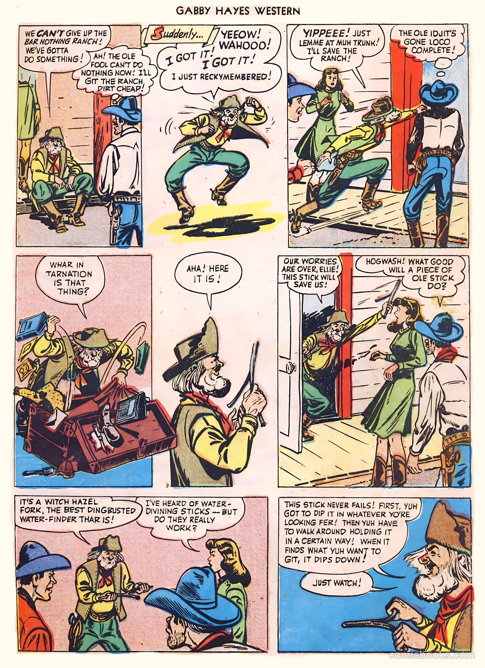 Gabby Hayes Western #10 (1949) — page 4 of 34