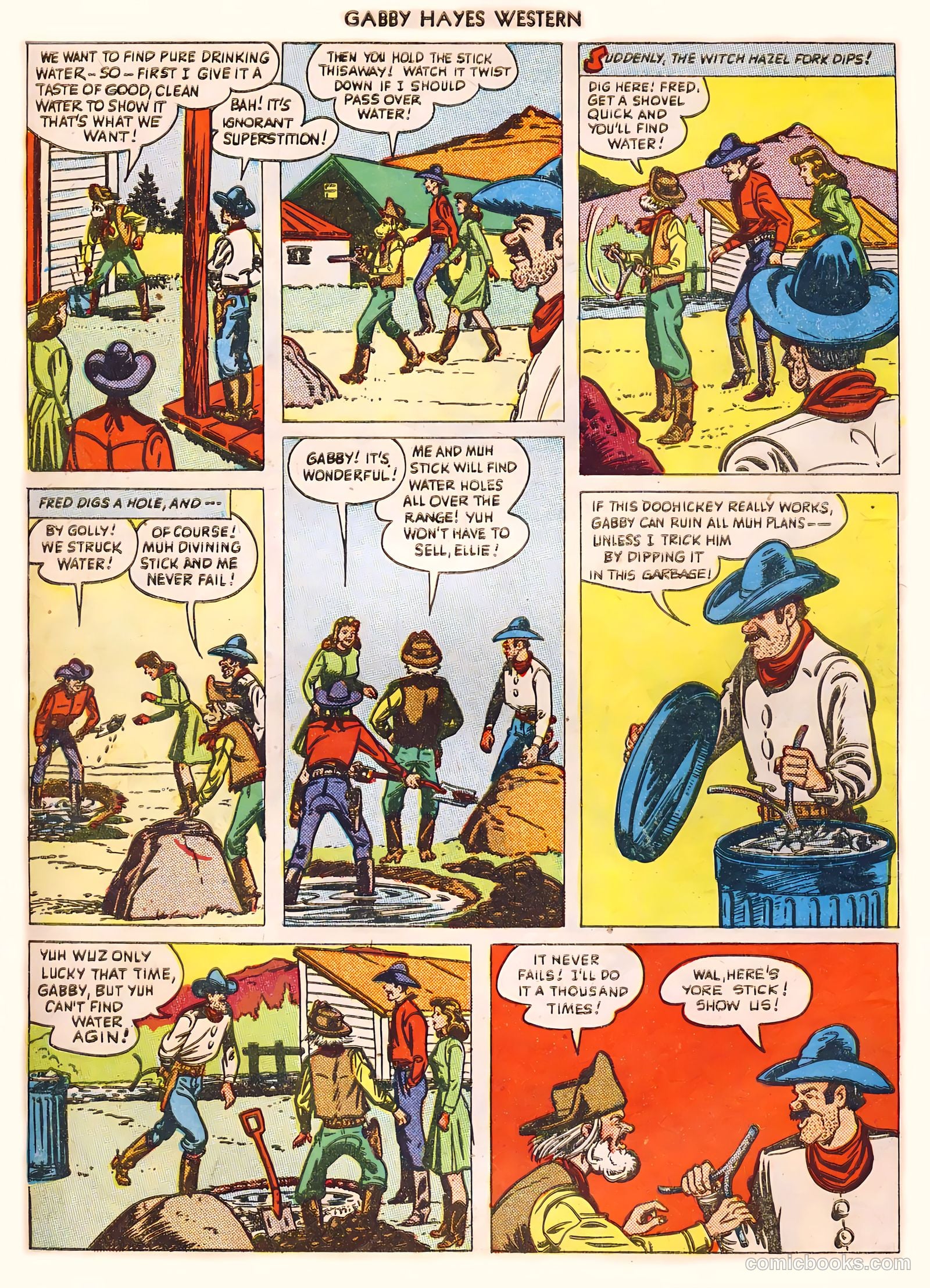Gabby Hayes Western #10 (1949) — page 5 of 34