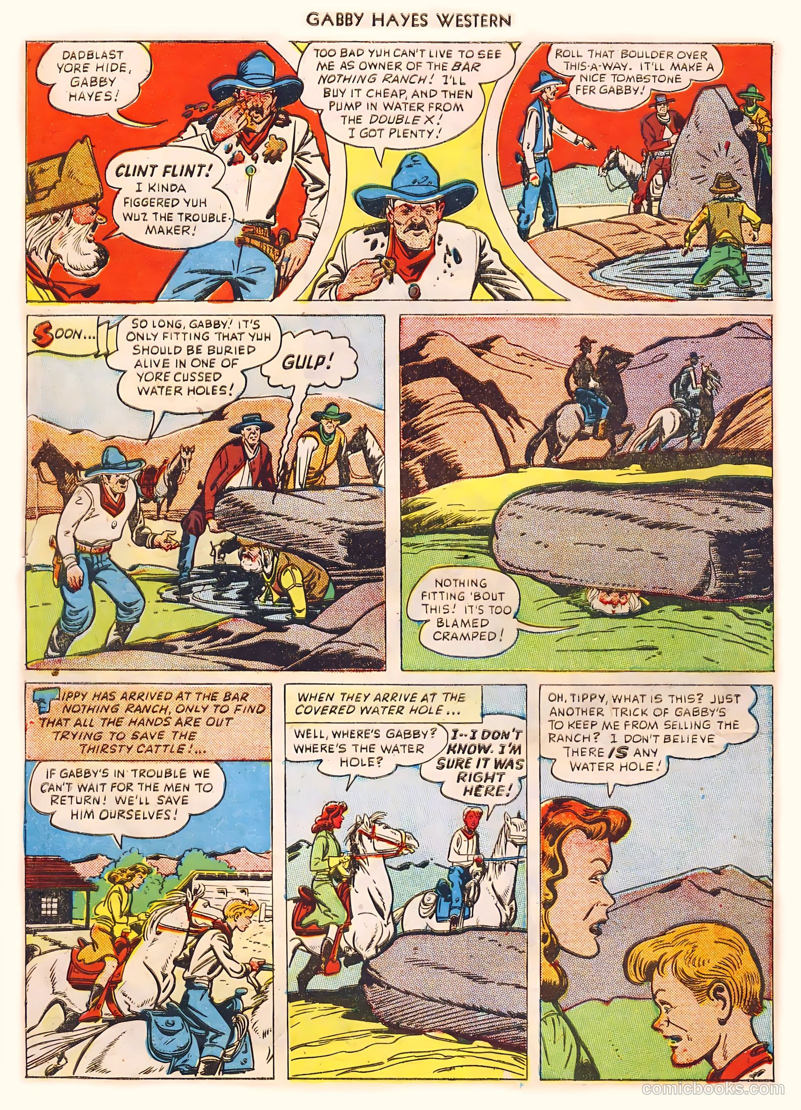 Gabby Hayes Western #10 (1949) — page 9 of 34