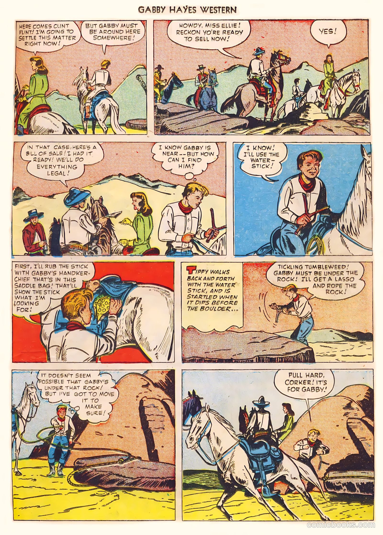 Gabby Hayes Western #10 (1949) — page 10 of 34