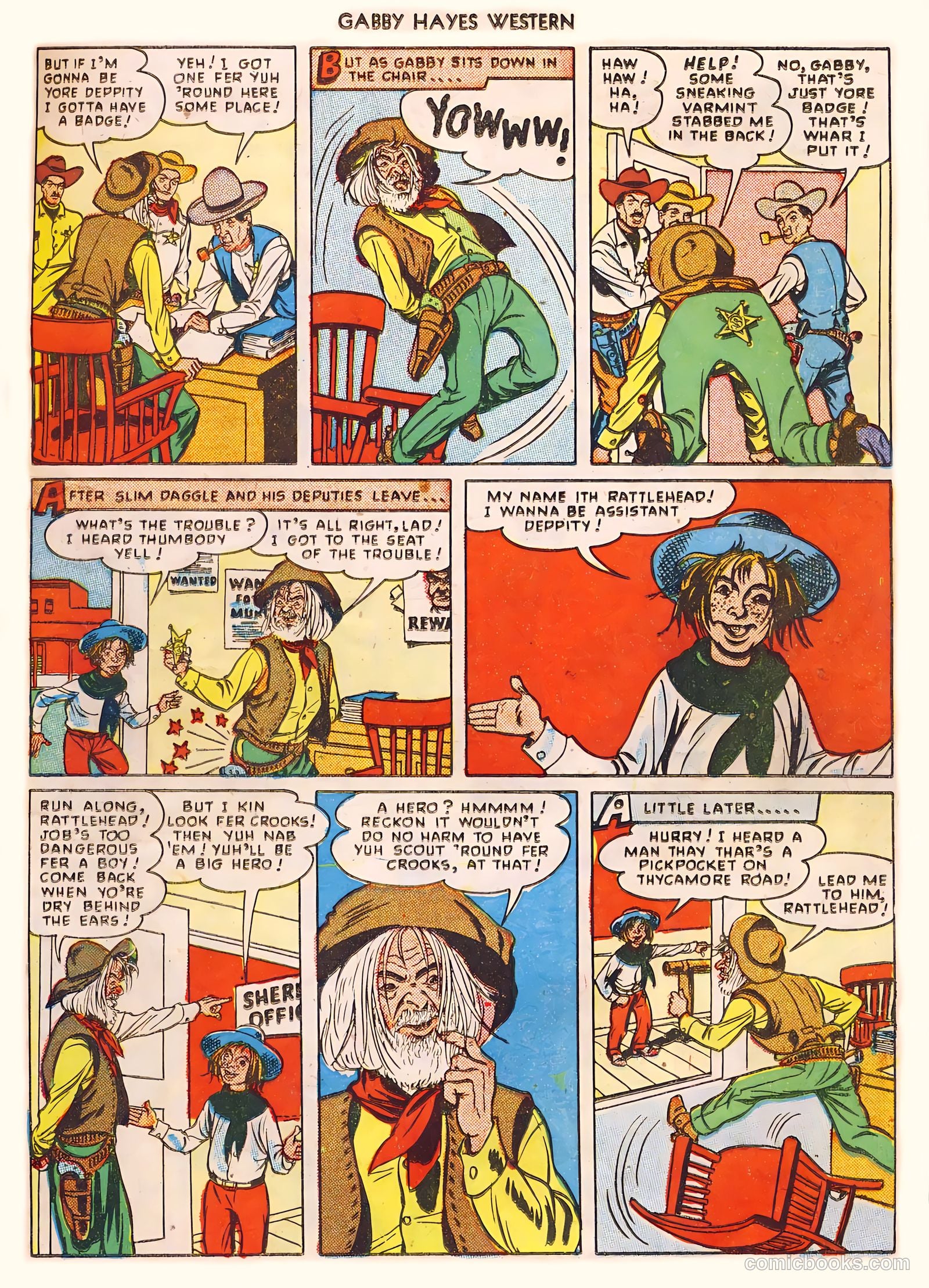 Gabby Hayes Western #10 (1949) — page 14 of 34