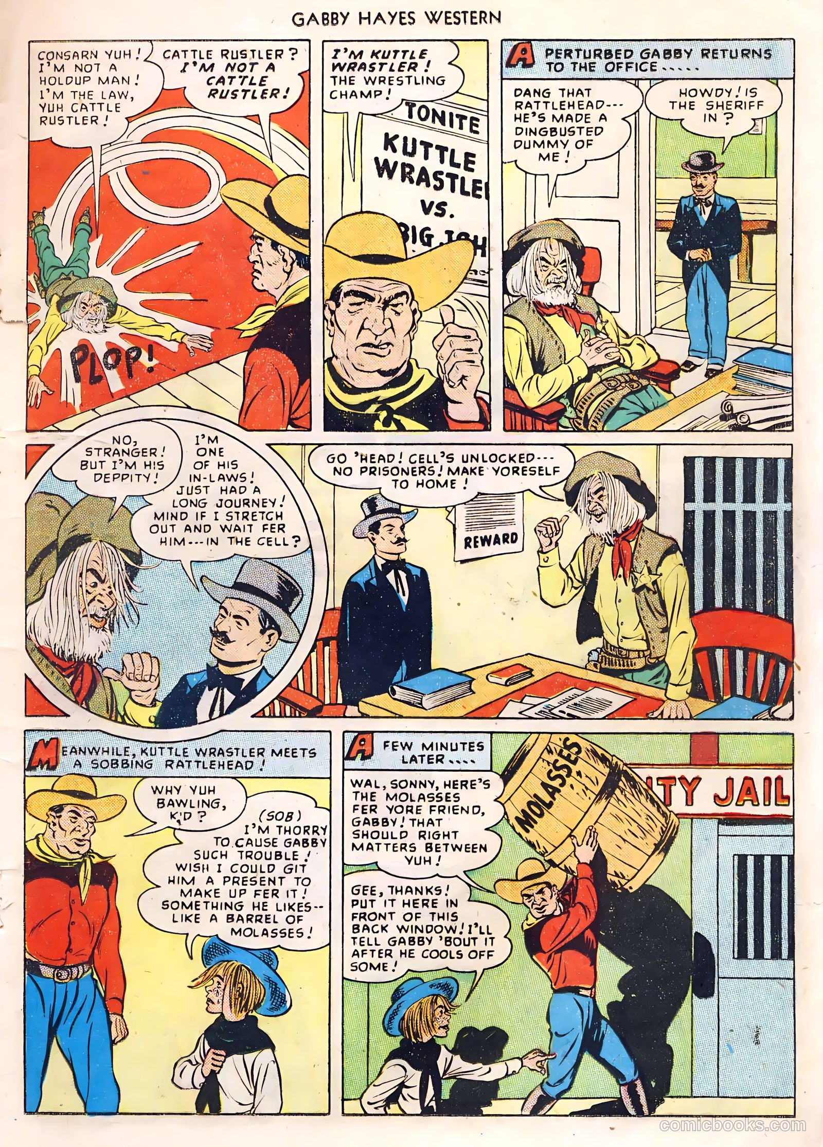 Gabby Hayes Western #10 (1949) — page 16 of 34
