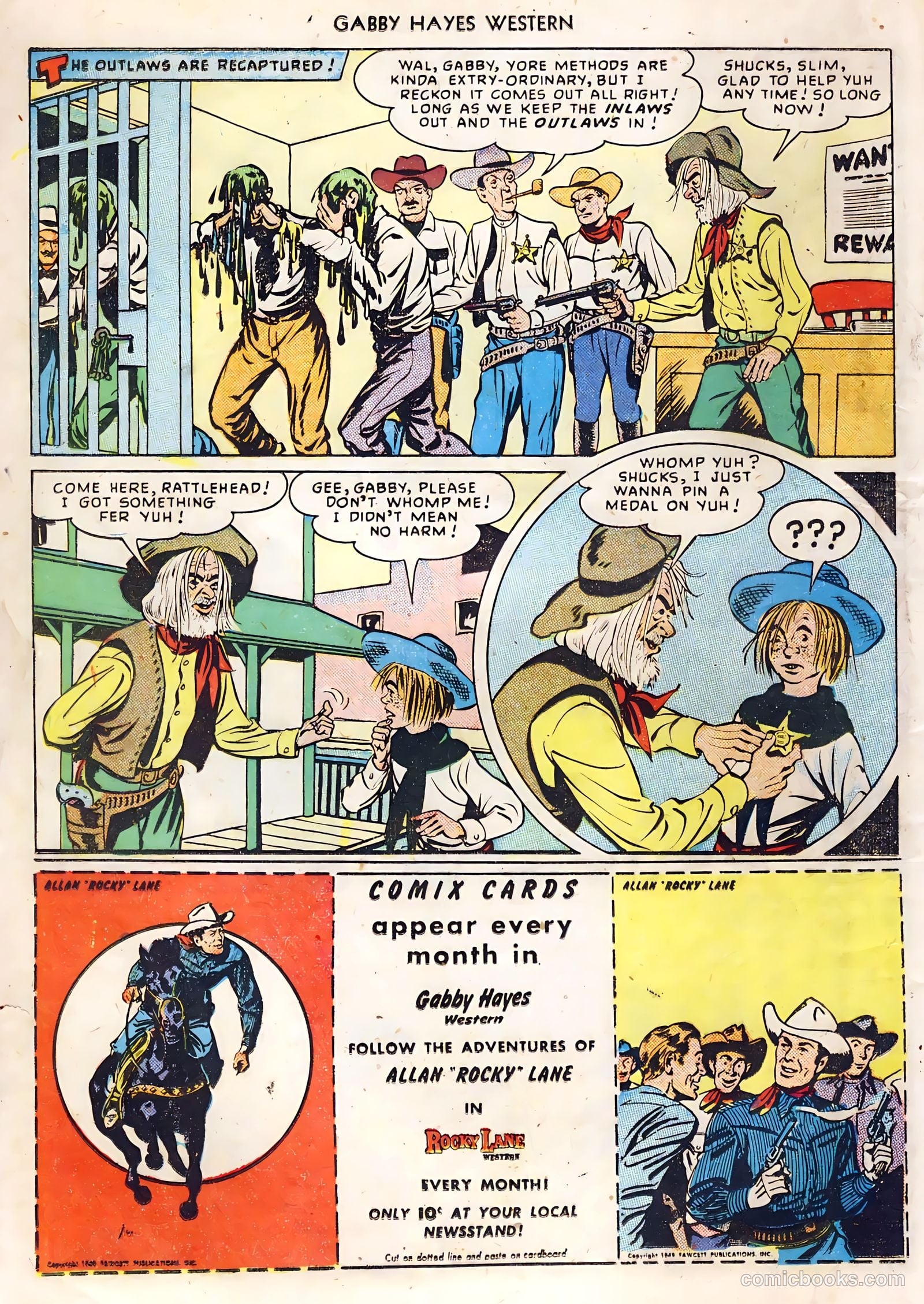 Gabby Hayes Western #10 (1949) — page 19 of 34